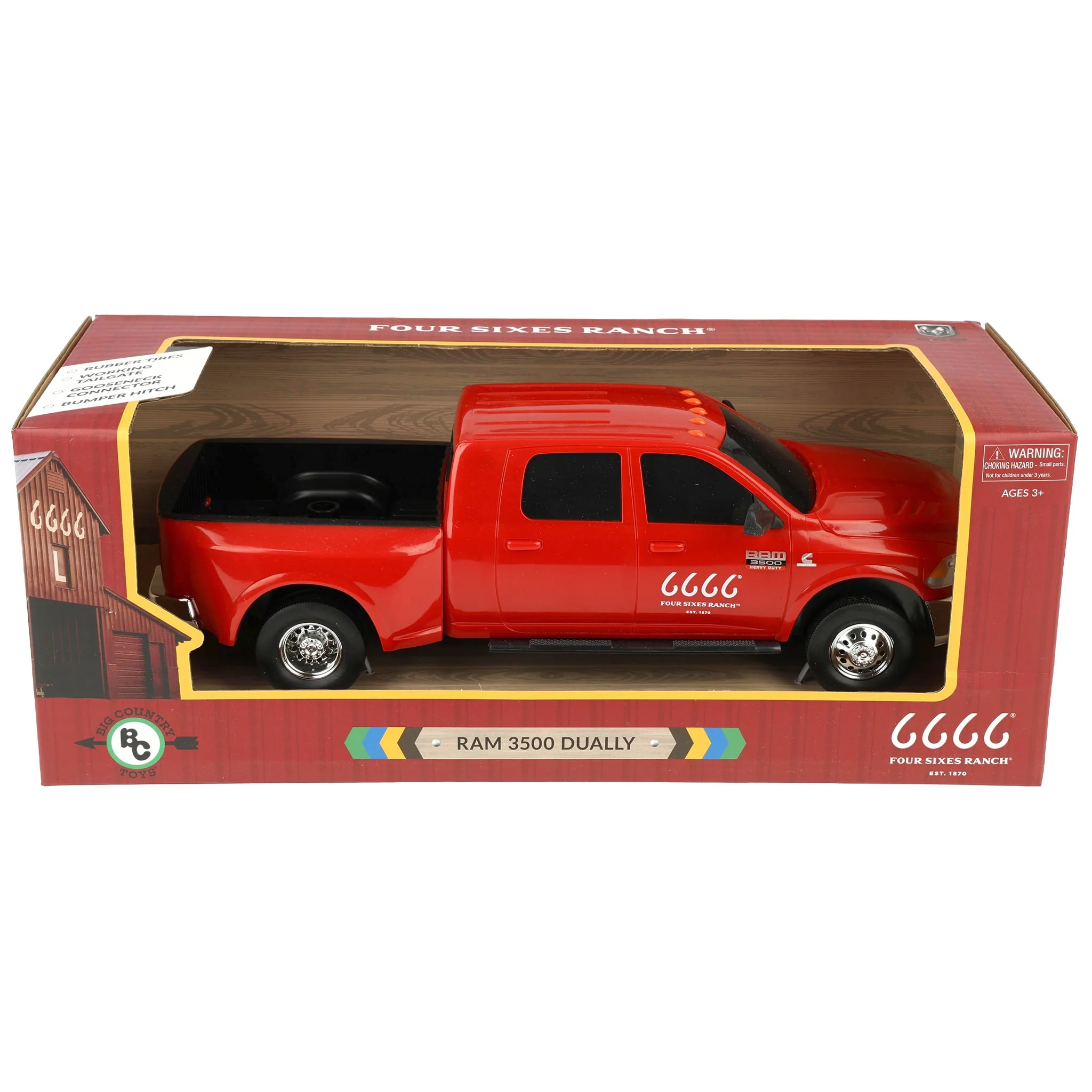 1/20 Four Sixes Ranch Dodge Ram 3500 Mega Cab Dually Pickup Truck - Image 5