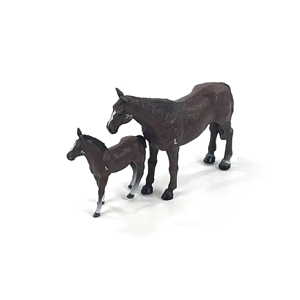 1/20 Four Sixes Ranch Quarter Horse Mare & Colt by Big Country