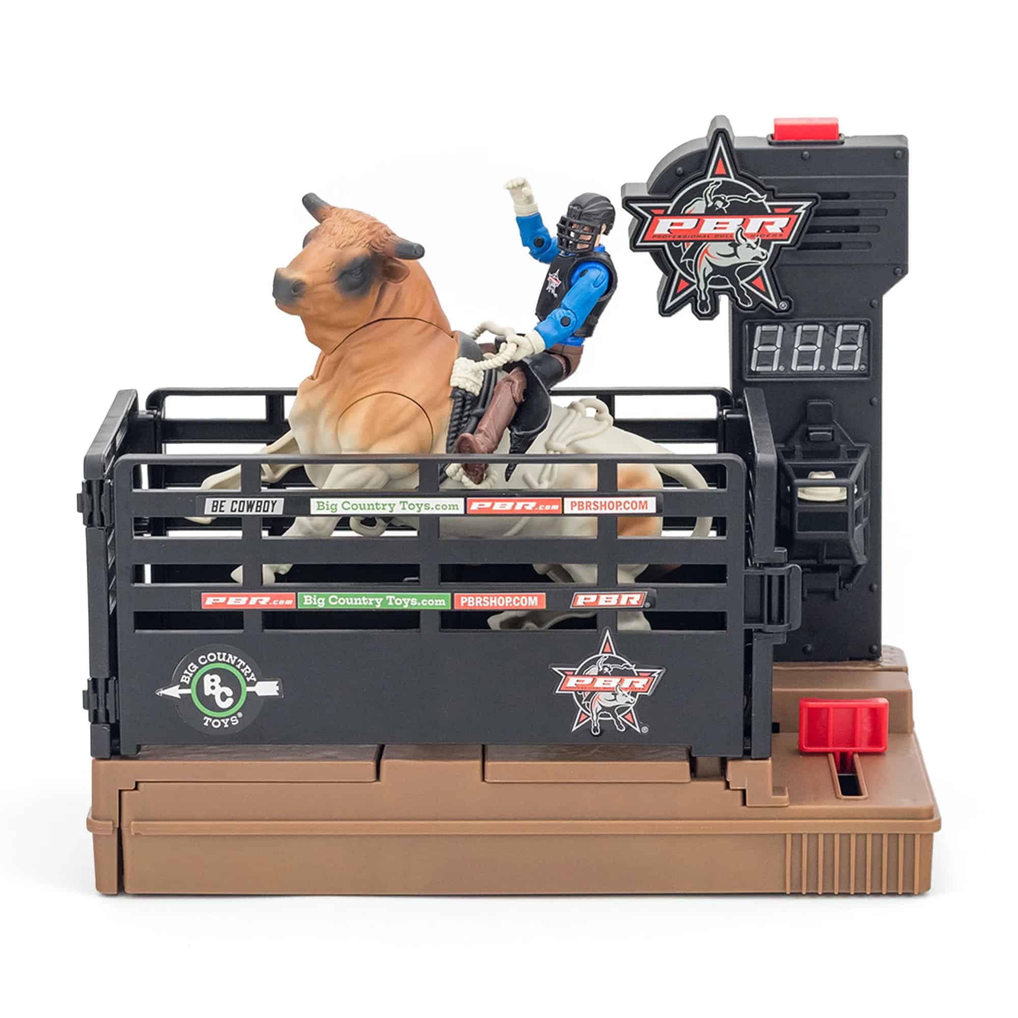 1/20 PBR Bull & Rider Set with Authentic Bucking Actions & Sounds by Big Country Toys - Image 3