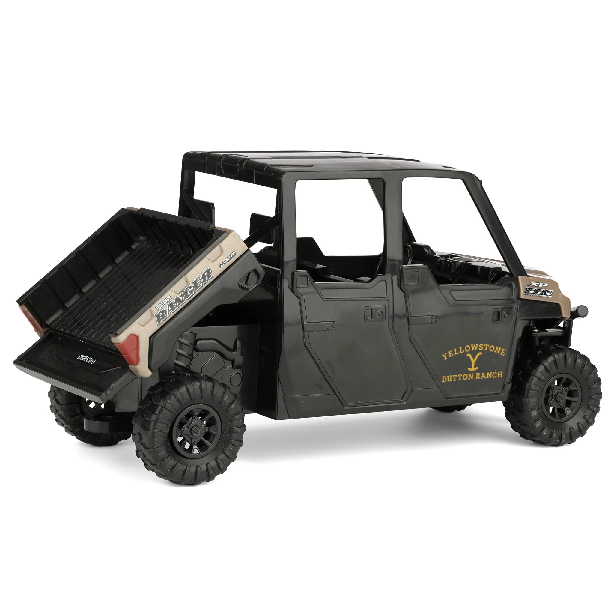 1/20 Yellowstone Rip Wheeler's Polaris Ranger UTV with Flatbed Trailer by Big Country Toys, Dutton Ranch - Image 7