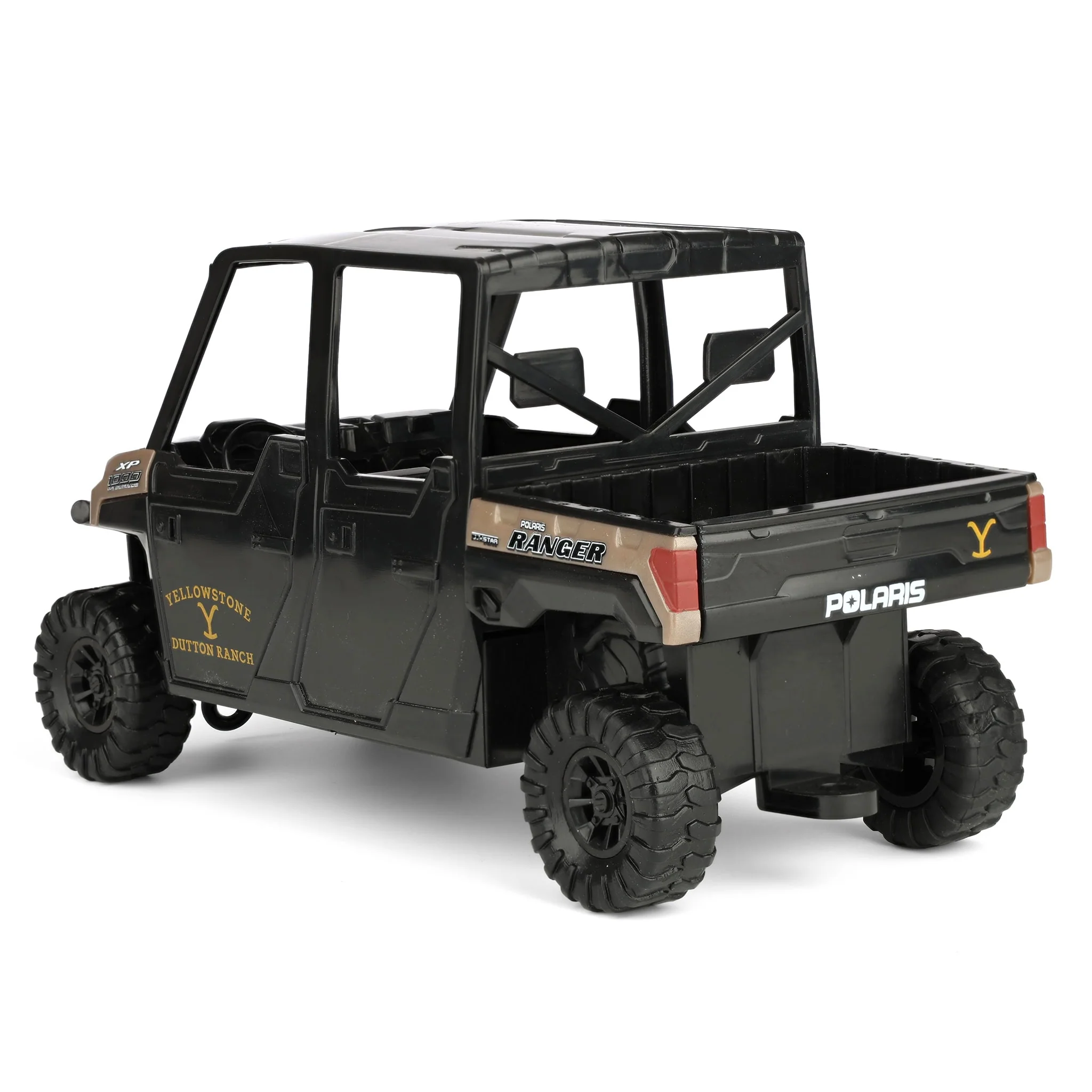 1/20 Yellowstone Rip Wheeler's Polaris Ranger UTV with Flatbed Trailer by Big Country Toys, Dutton Ranch - Image 8