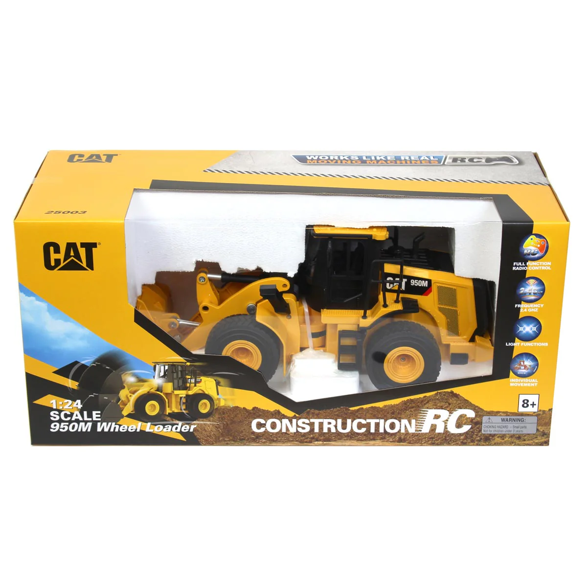 1/24 Radio Control Caterpillar 950M Wheel Loader, Made of Durable Plastic - Image 6