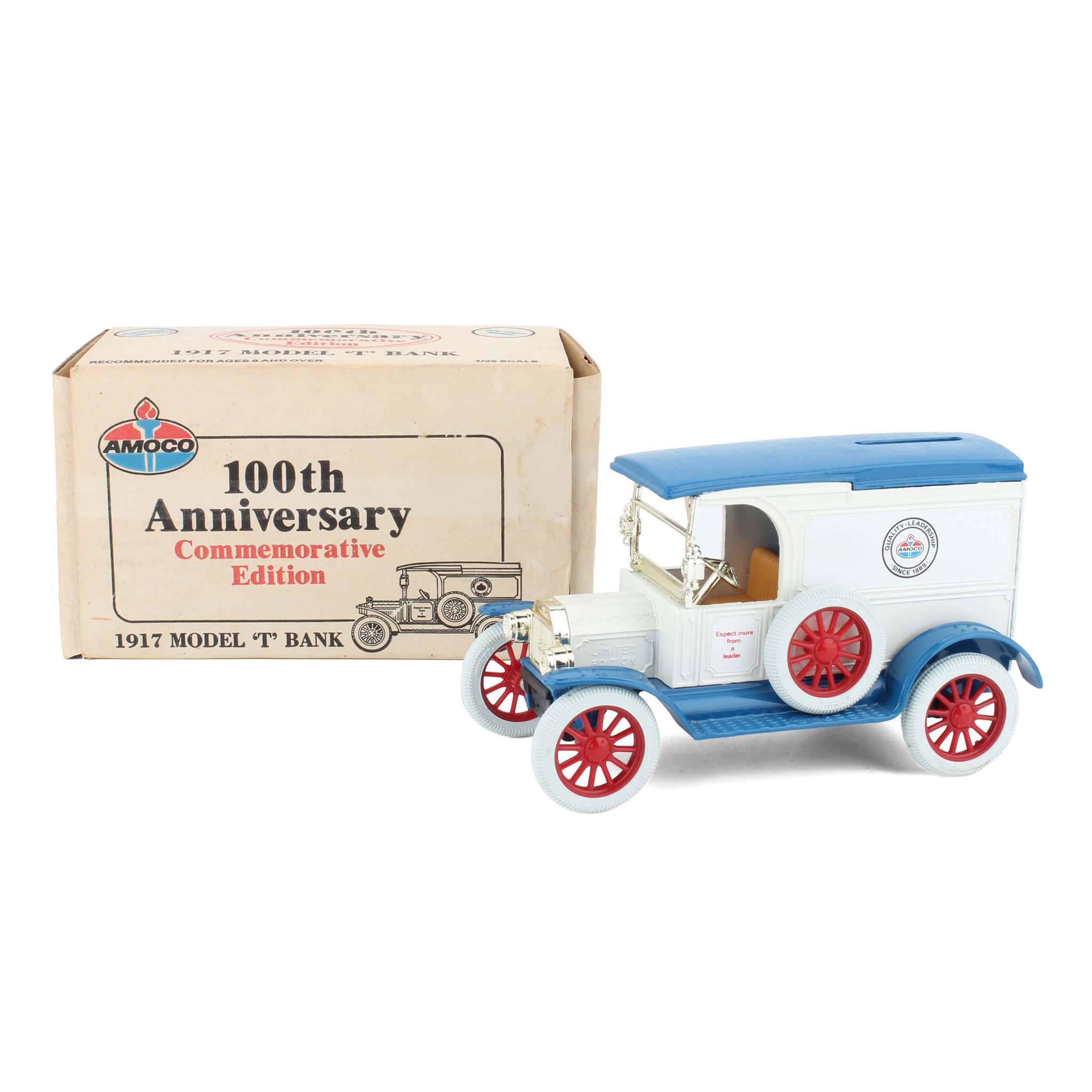 1/25 1917 Ford Model T Delivery Bank, 1989 Amoco 100th Anniversary, by ERTL