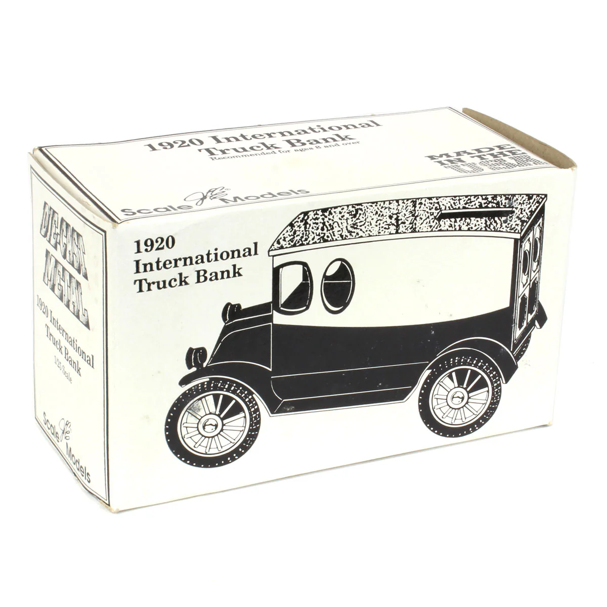 1/25 1920 International Truck Bank with IHC Logos by Scale Models - Image 5