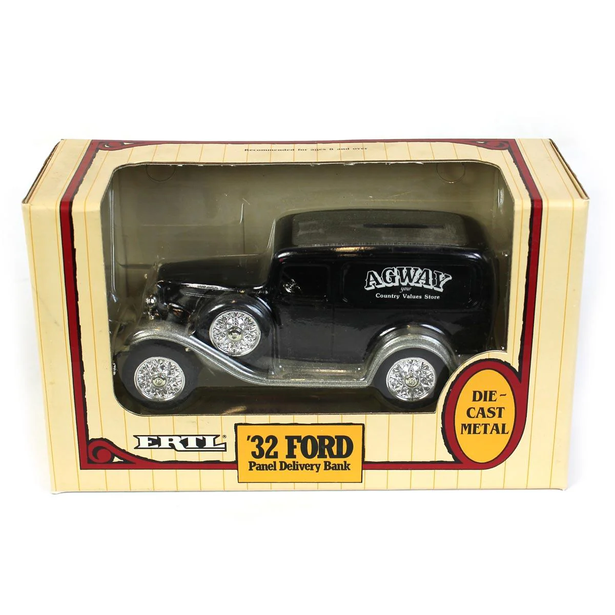 1/25 1932 Ford Panel Delivery Bank, Black, AGWAY, by ERTL