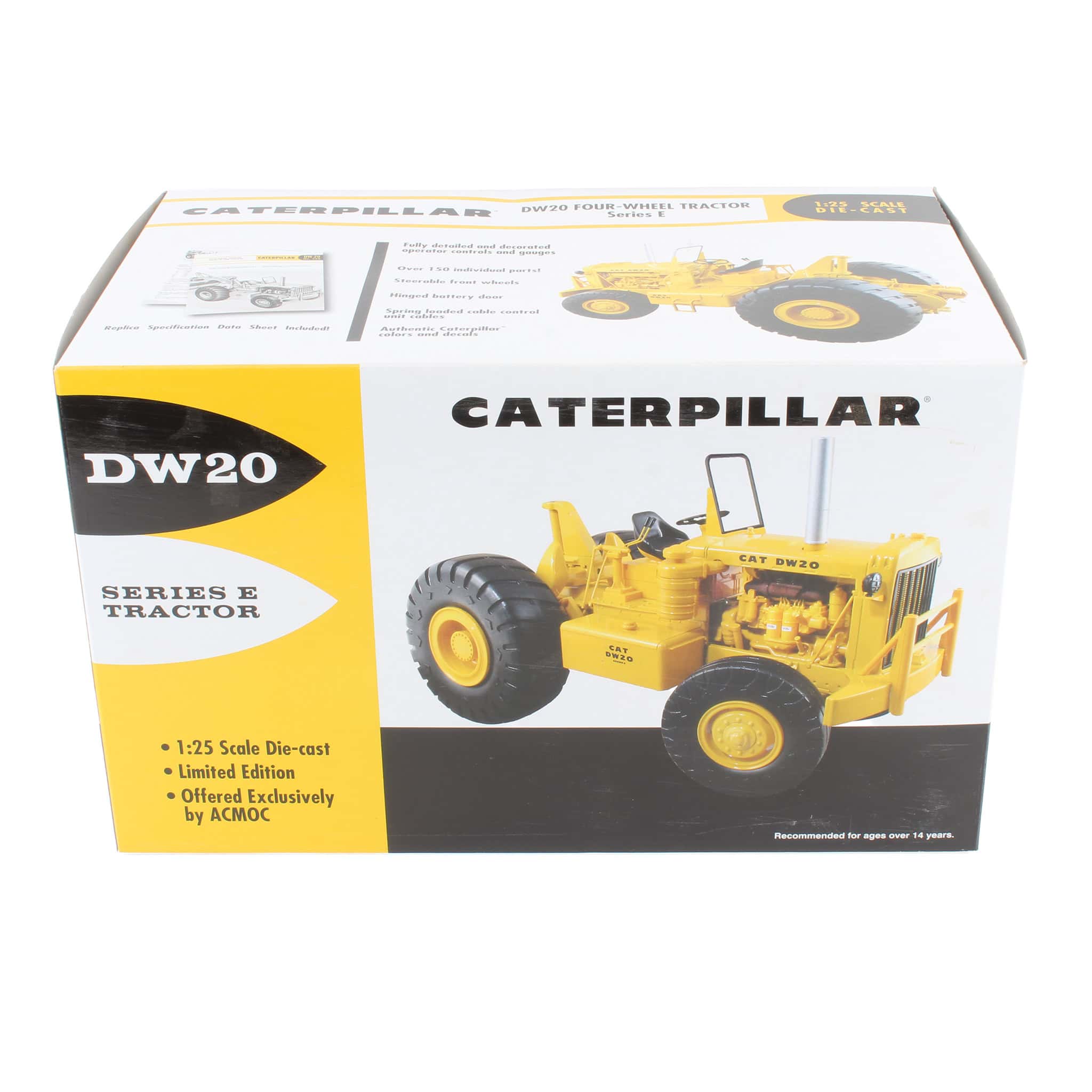 1/25 Caterpillar DW20 Limited Edition Tractor by First Gear - Image 2