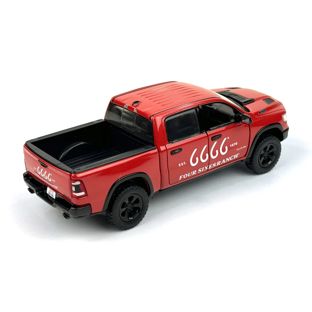 1/27 Four Sixes Ranch 2019 Ram 1500 Rebel Pickup Truck by Big Country Toys - Image 2