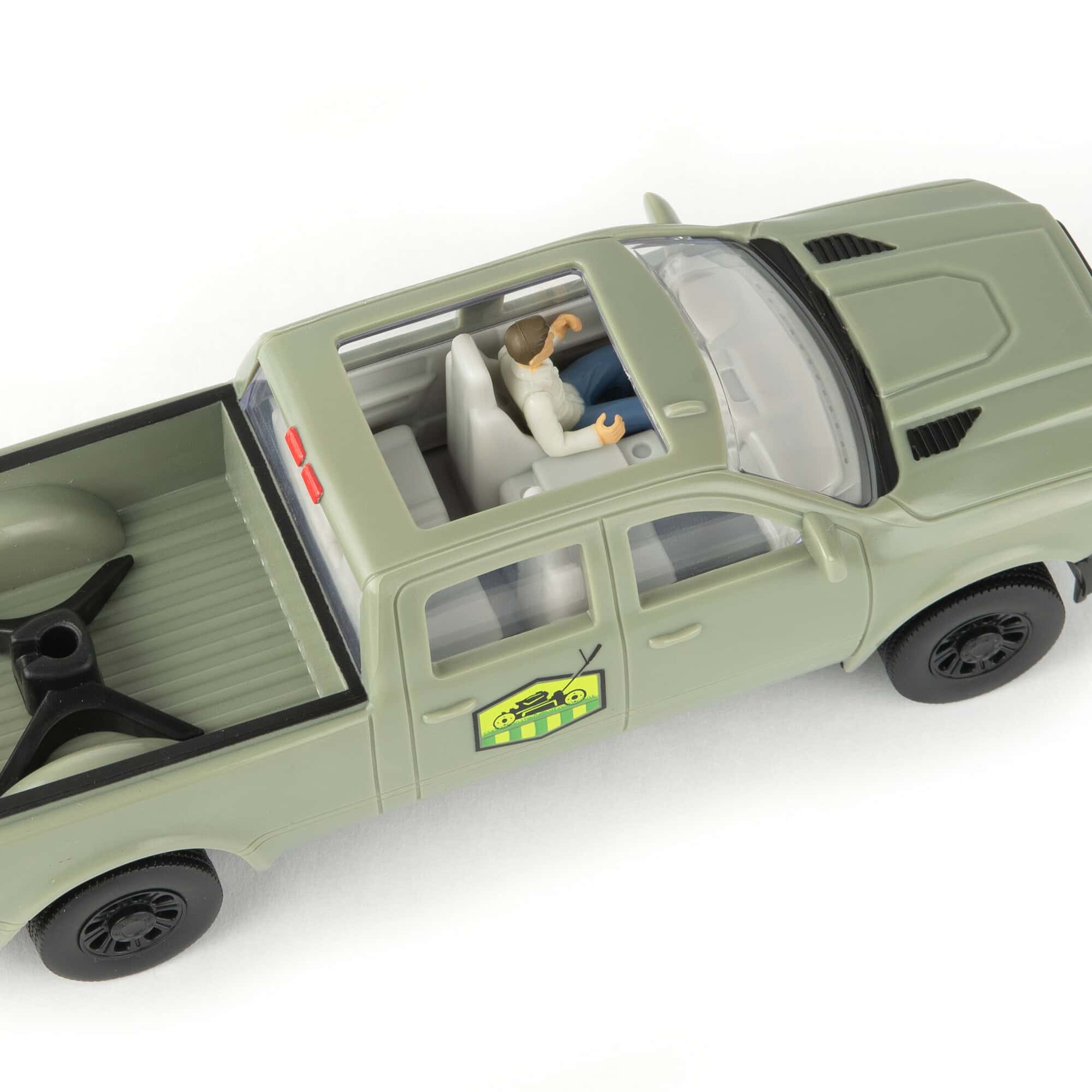 1/32 15-Piece Lawn Care Set with John Deere Zero Turn Mower - Image 3