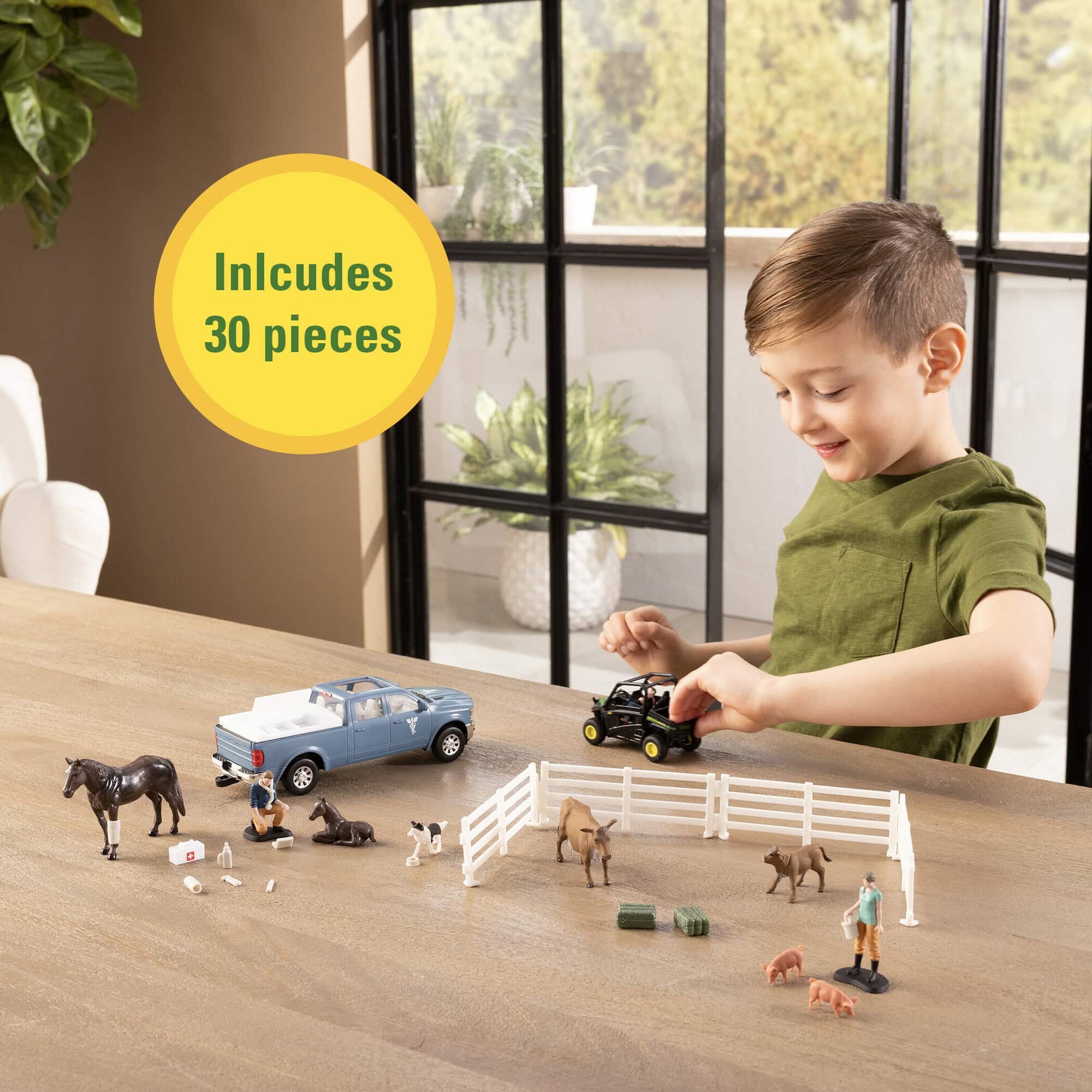 1/32 30-Piece Veterinarian Set with John Deere Gator - Image 3
