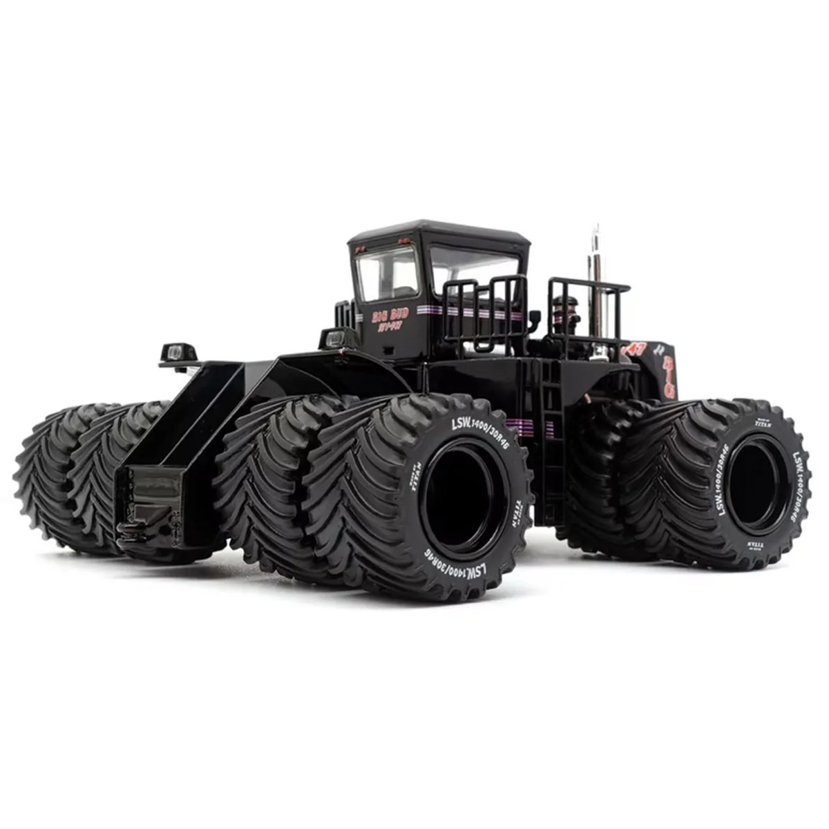 1/32 Black Big Bud 16V-747 4WD Tractor with Titan LSW Tires by First Gear - Image 3