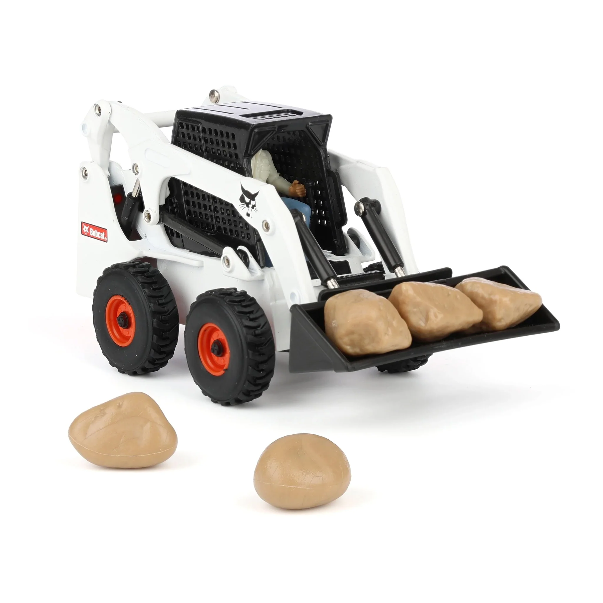 1/32 Bobcat Skid Steer Construction Play Set with 20 Pieces by ERTL - Image 3