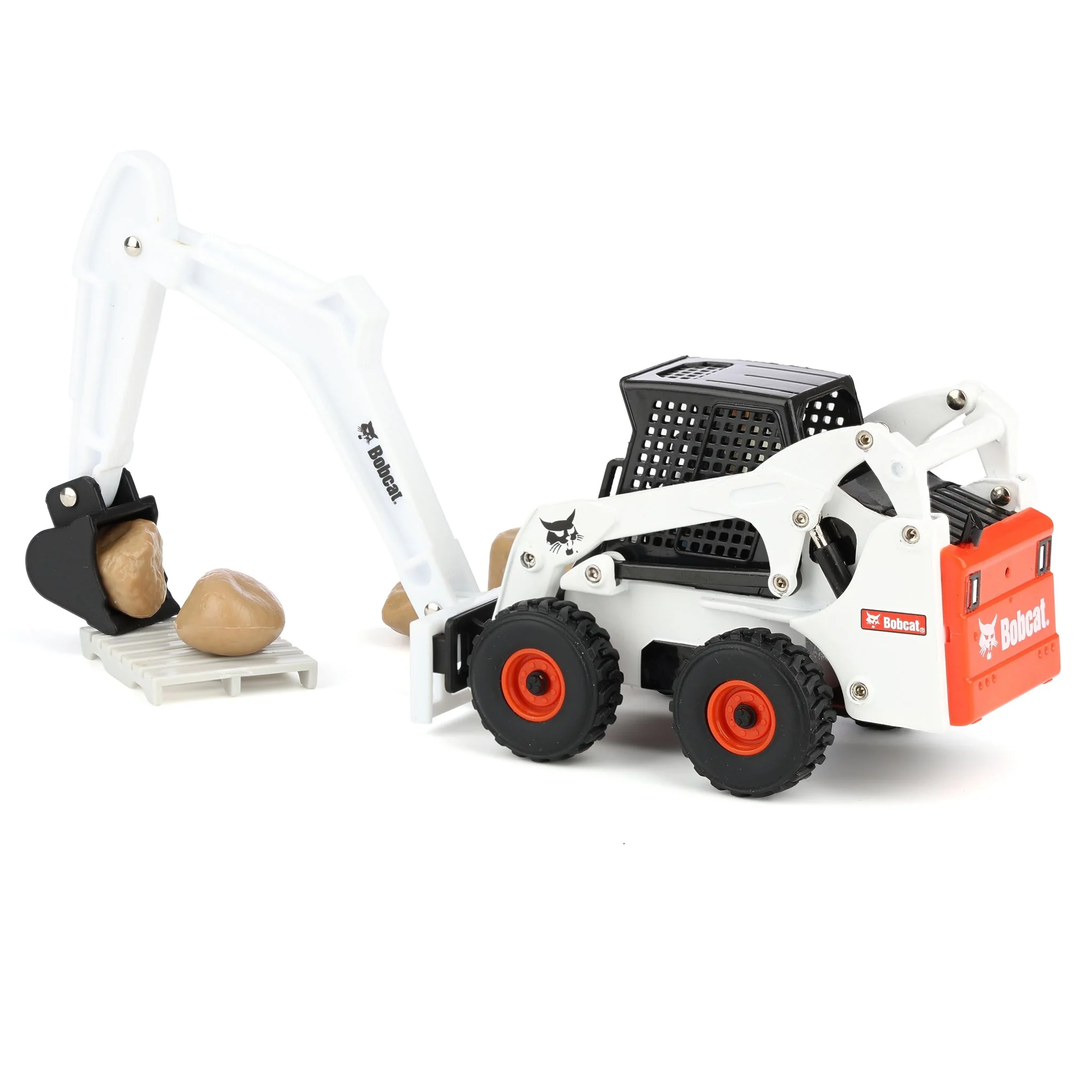 1/32 Bobcat Skid Steer Construction Play Set with 20 Pieces by ERTL - Image 7