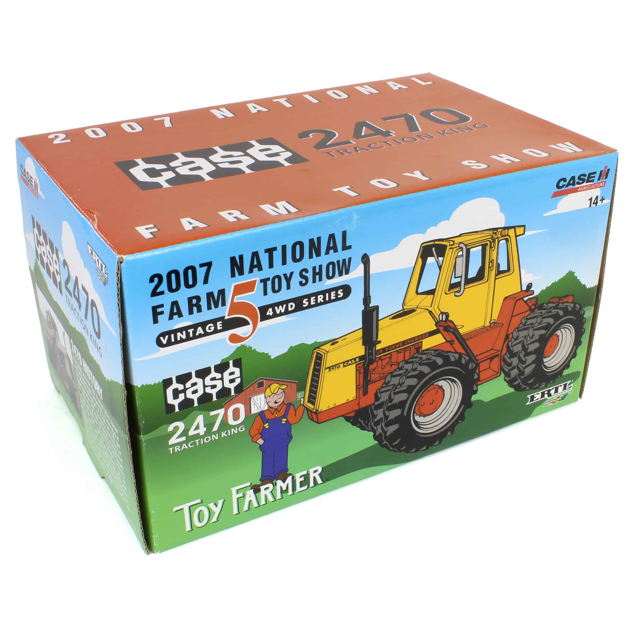 1/32 Case 2470 Crab Steer 4WD Tractor by ERTL, 2007 National Farm Toy Show - Image 5