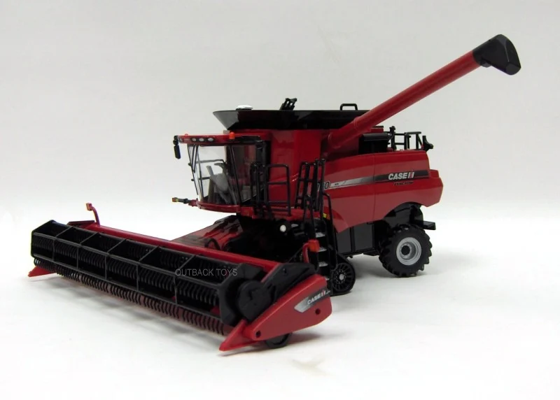 1/32 Case IH 9120 Tracked Combine with Corn & Grain Heads, ERTL Prestige Collection - Image 4