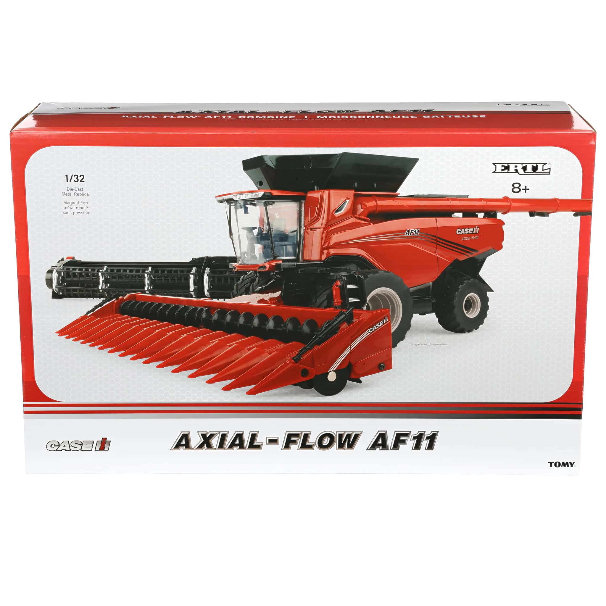 1/32 Case IH Axial-Flow AF11 Combine with Draper & Corn Heads by ERTL - Image 10