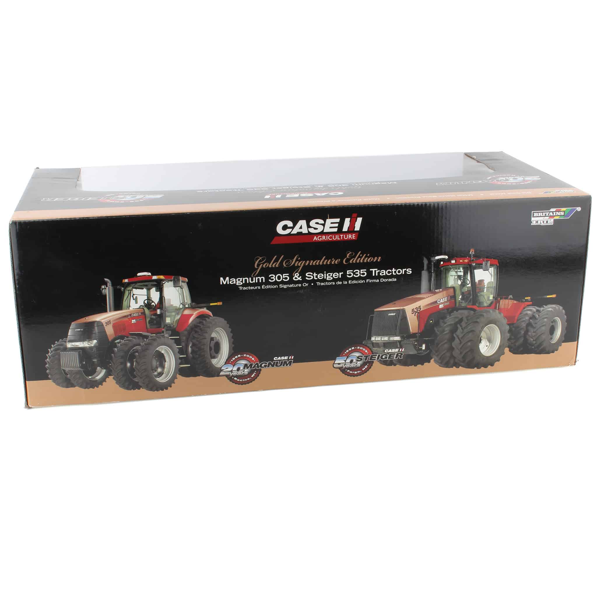 1/32 Case IH Magnum 305 & Steiger 535 Tractor 2 Piece Set, Gold Signature Edition by ERTL - Image 2