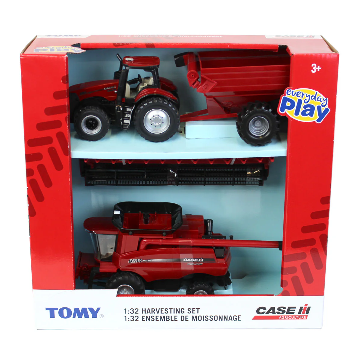1/32 Case IH Harvesting Set by ERTL with Magnum 380 Tractor, Grain Cart & 8230 Combine - Image 7