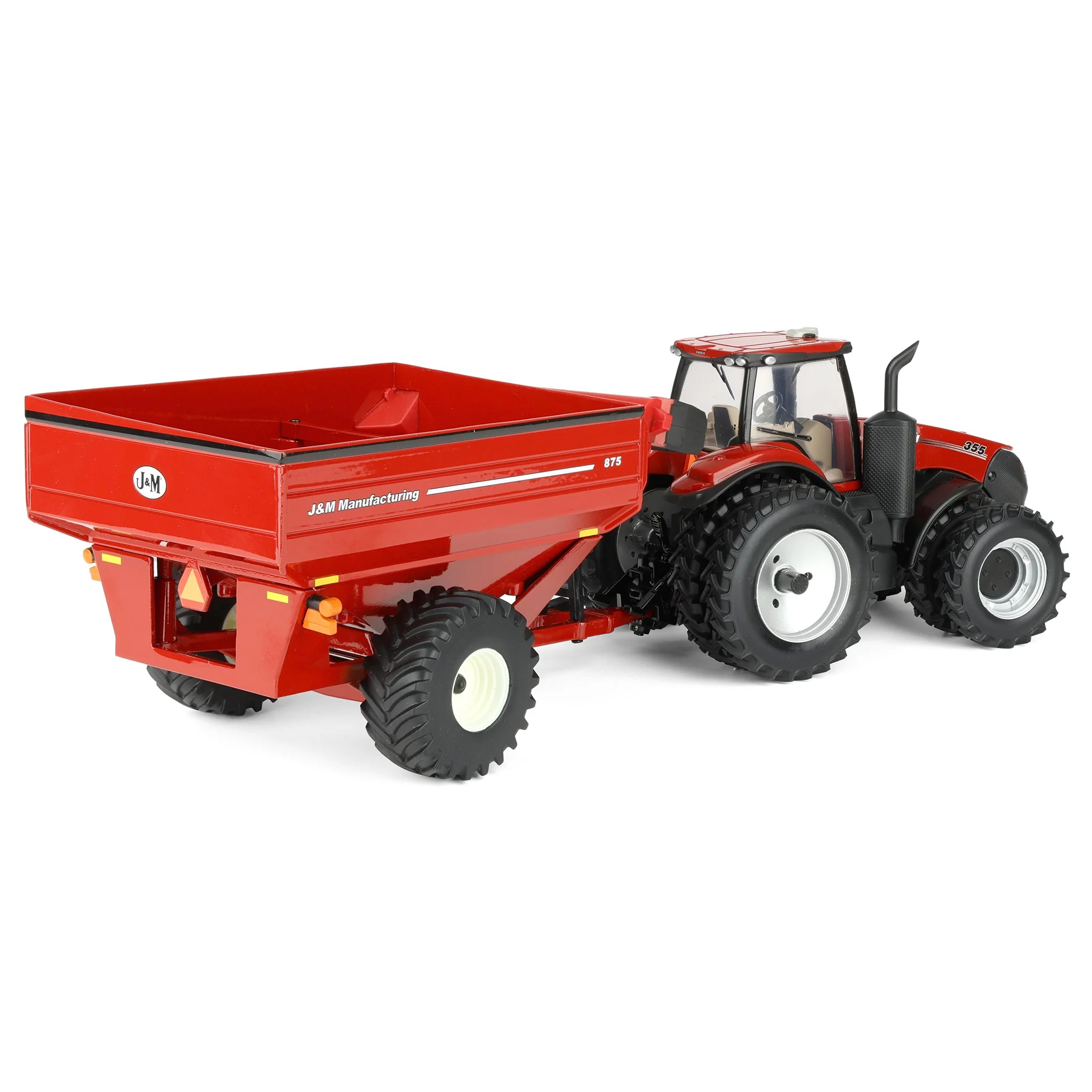 1/32 Case IH Magnum 355 Tractor with Red J&M 875 Grain Cart by ERTL - Image 3