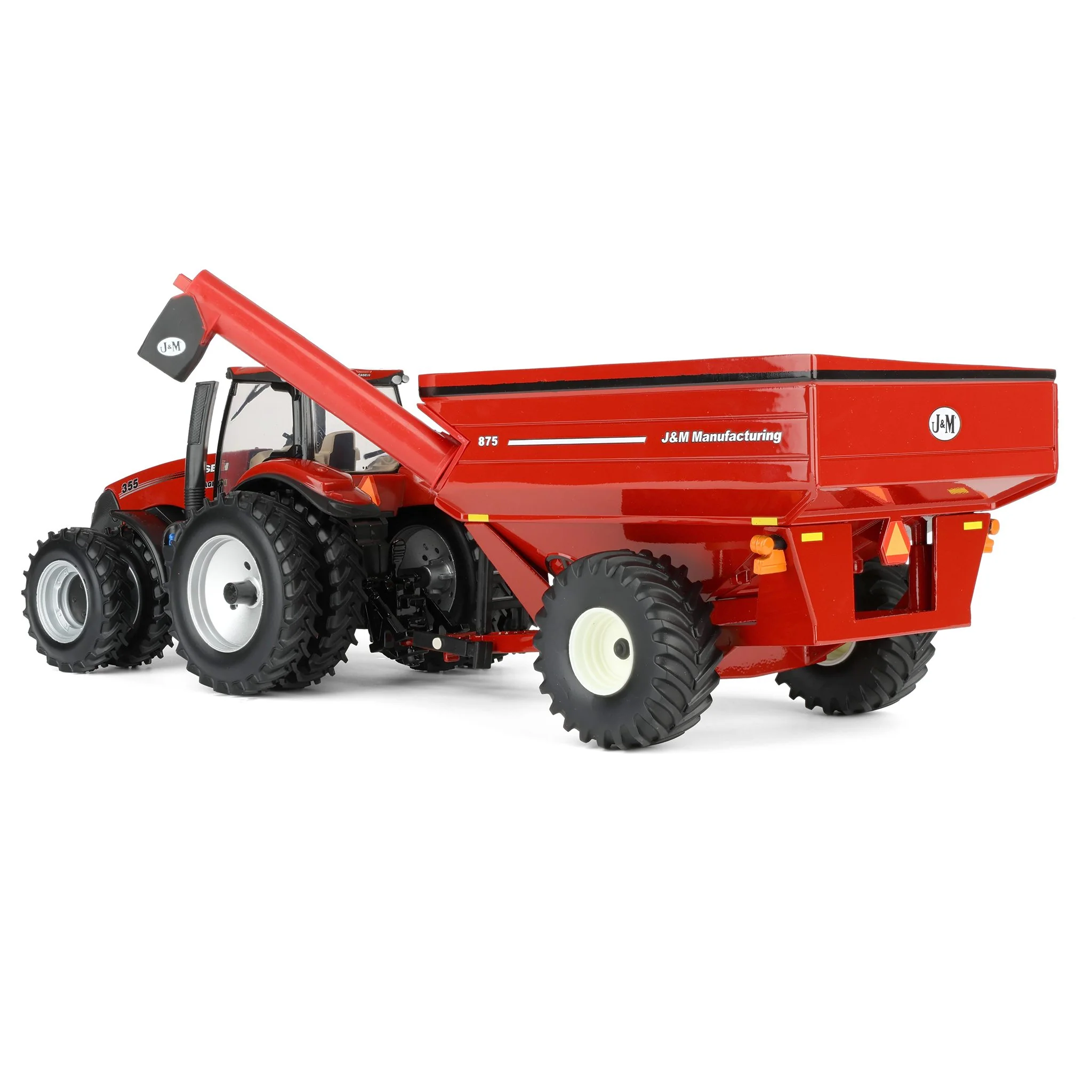 1/32 Case IH Magnum 355 Tractor with Red J&M 875 Grain Cart by ERTL - Image 4