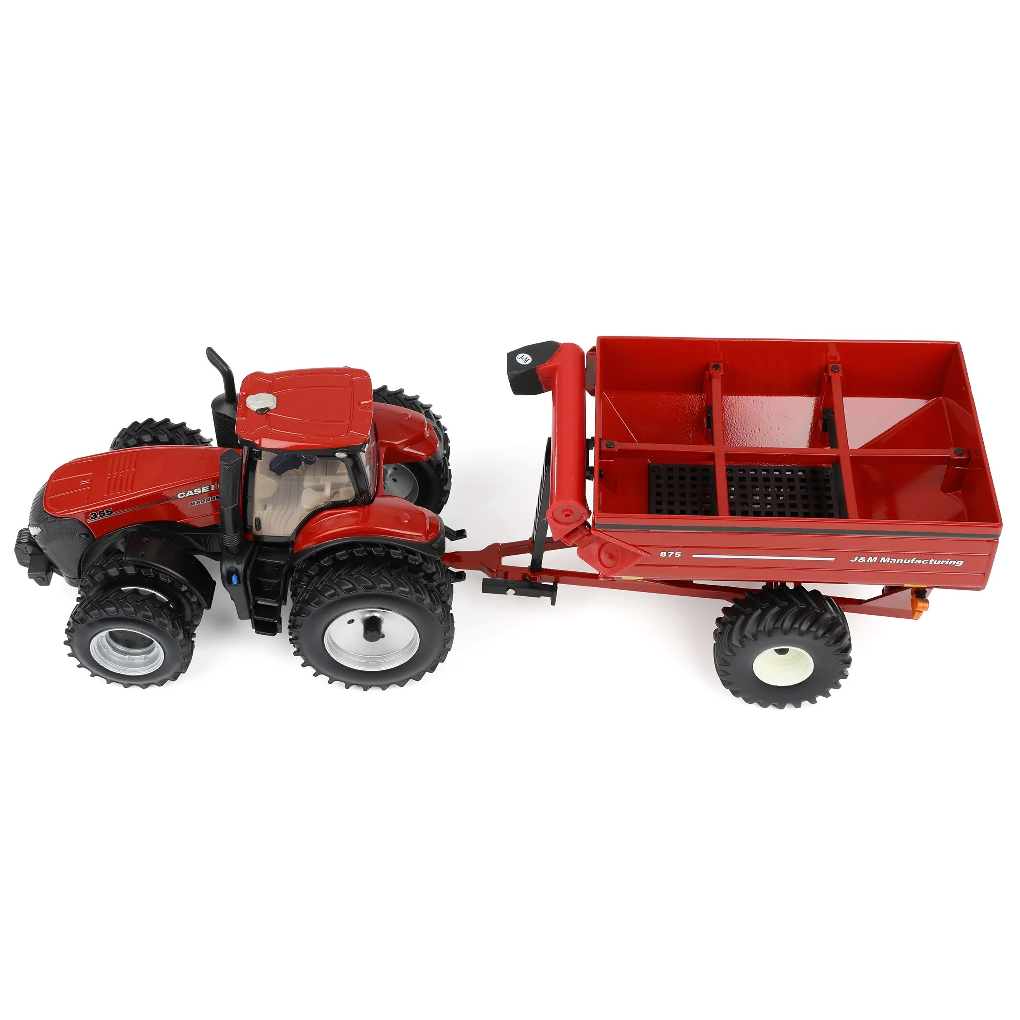 1/32 Case IH Magnum 355 Tractor with Red J&M 875 Grain Cart by ERTL - Image 5