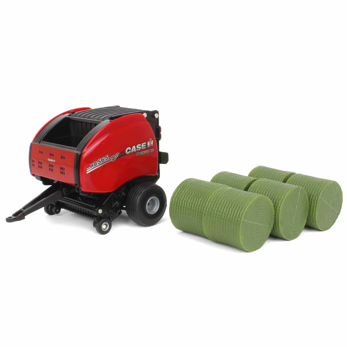1/32 Case IH RB565 Round Baler with 6 Round Bales by ERTL