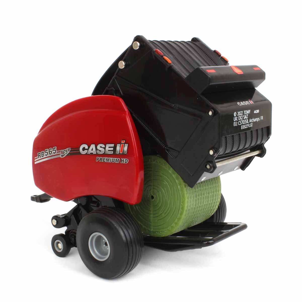 1/32 Case IH RB565 Round Baler with 6 Round Bales by ERTL - Image 5