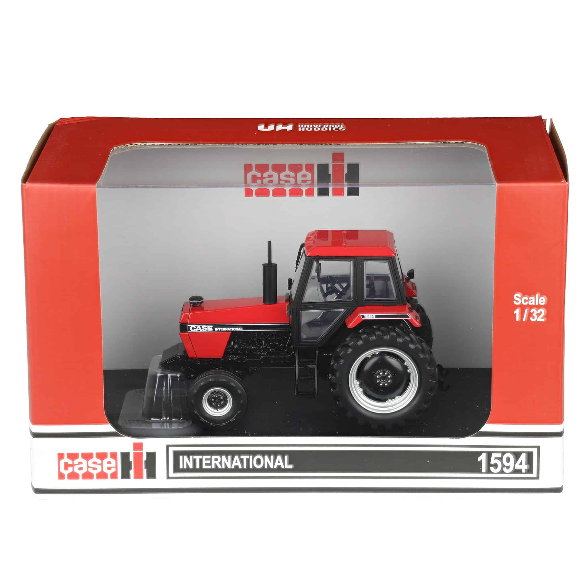 1/32 Case International 1594 2WD Tractor with Cab by Universal Hobbies - Image 3