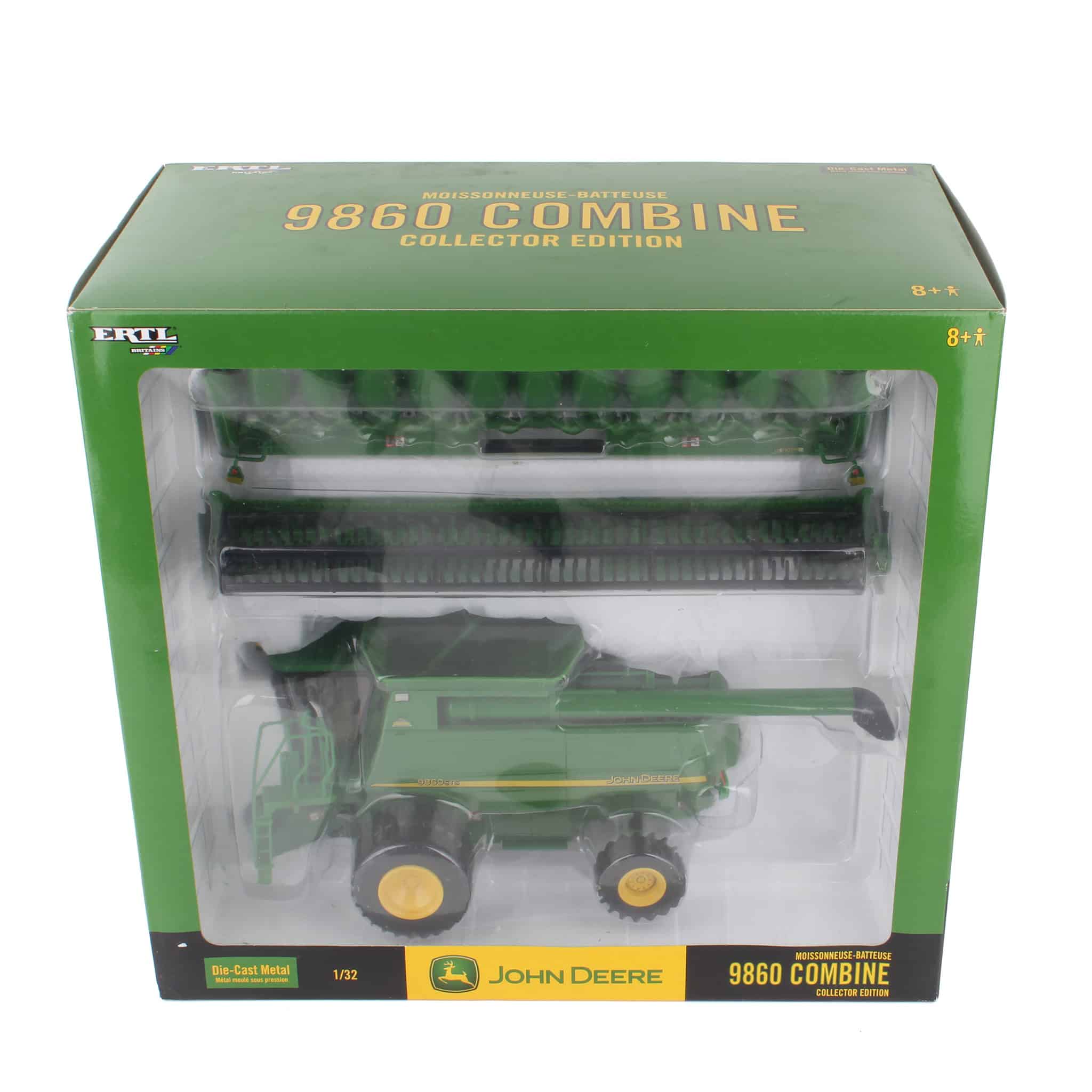 1/32 Collector Edition John Deere 9860 STS Combine with 2 Headers by ERTL - Image 2