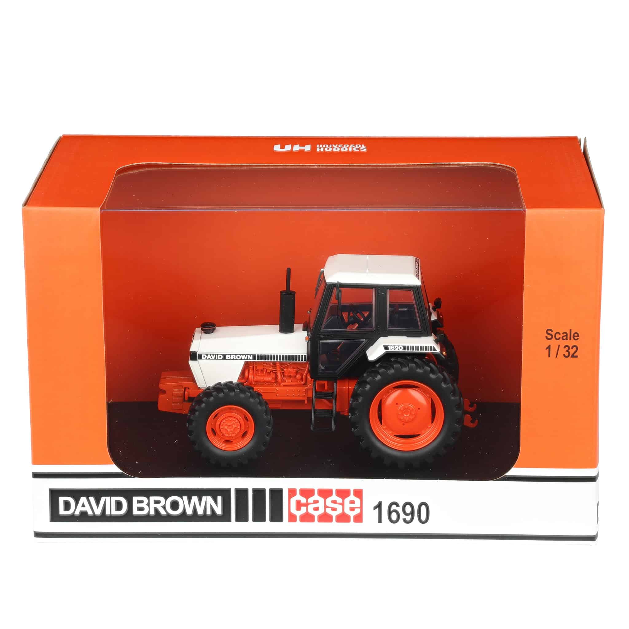 1/32 Case David Brown 1690 4WD Tractor with Cab by Universal Hobbies - Image 3