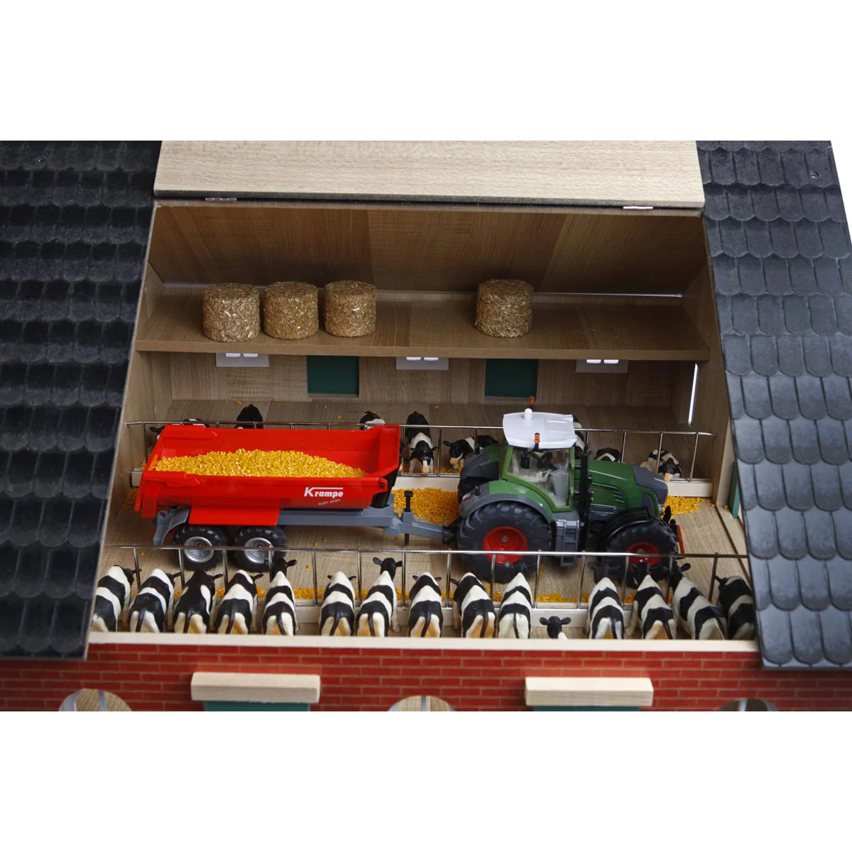 1/32 Deluxe Wooden Farm House with Farm Building Set by Kids Globe - Image 3