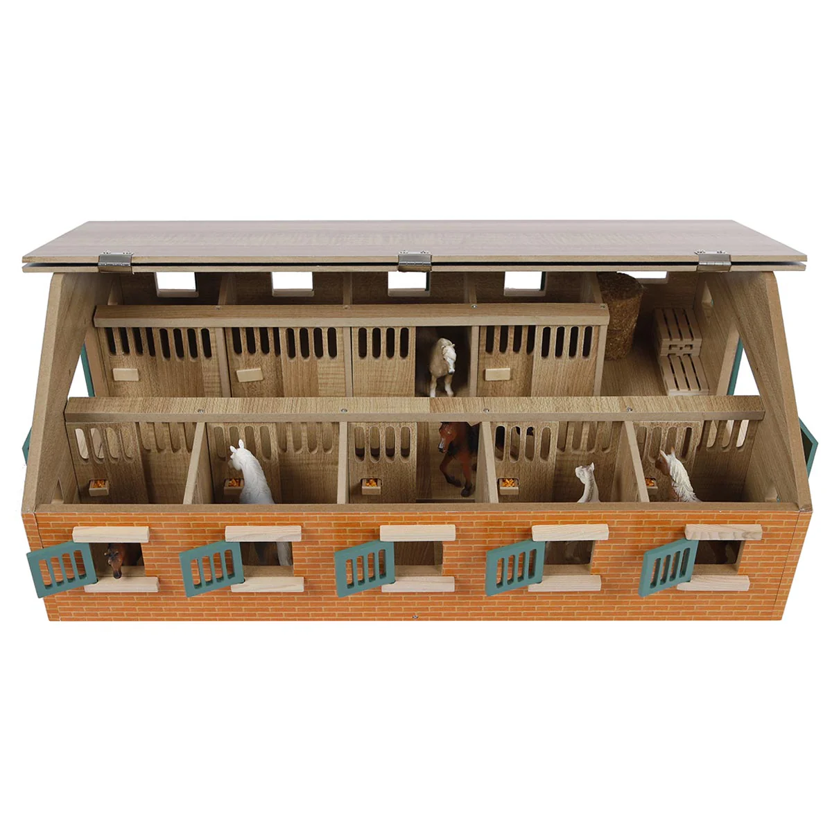 1/32 Deluxe Horse Stable with 9 Stalls - Image 2