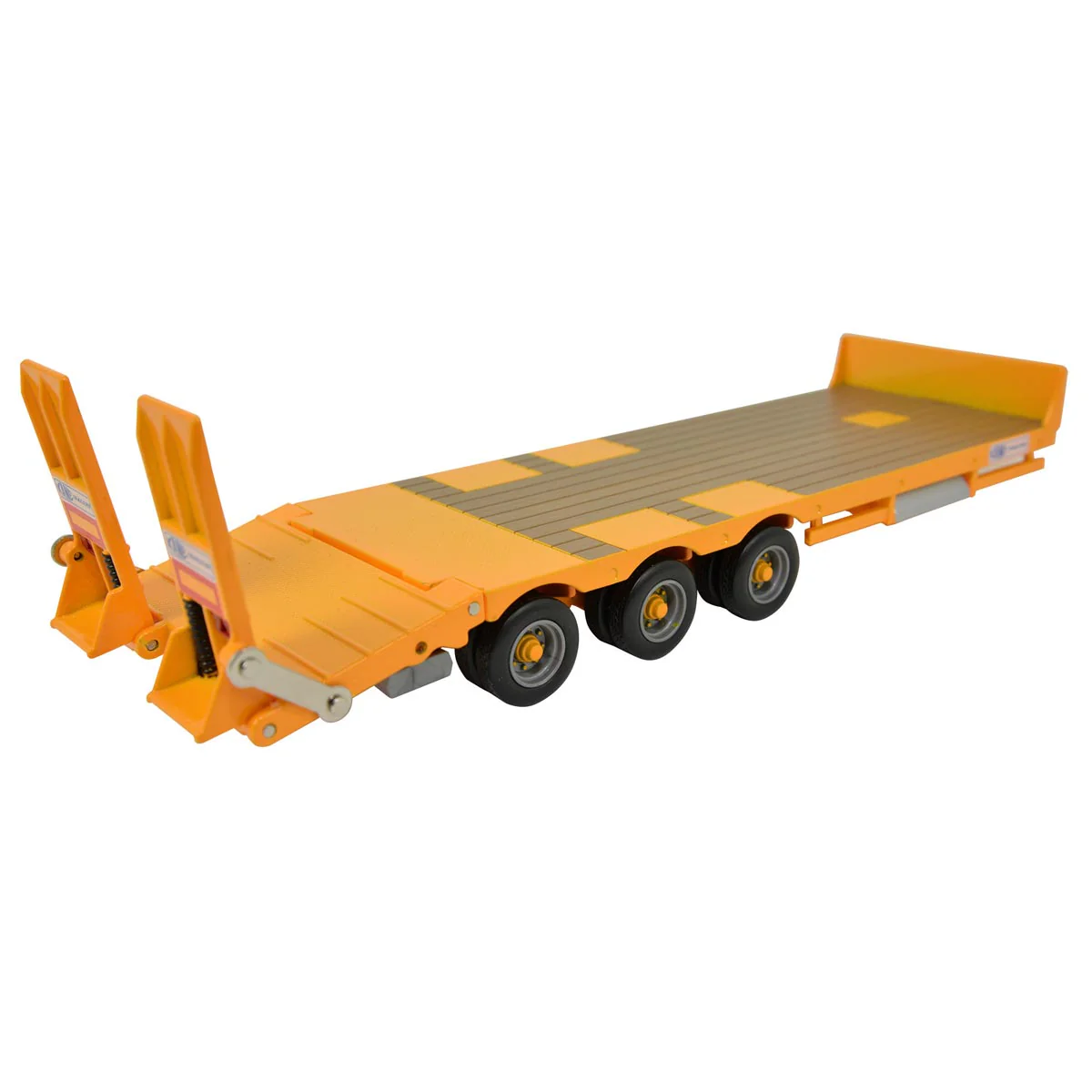 1/32 ERTL Kane Low Loader Yellow Trailer - Image 3