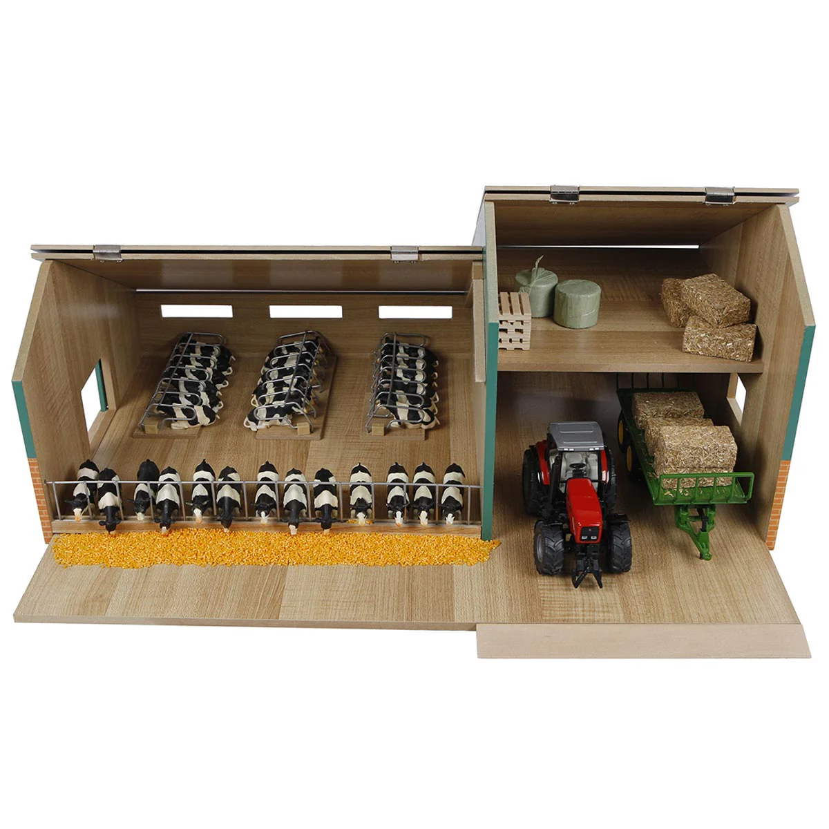 1/32 Farm Machinery 2 Bay Shed with Cow Barn - Image 2