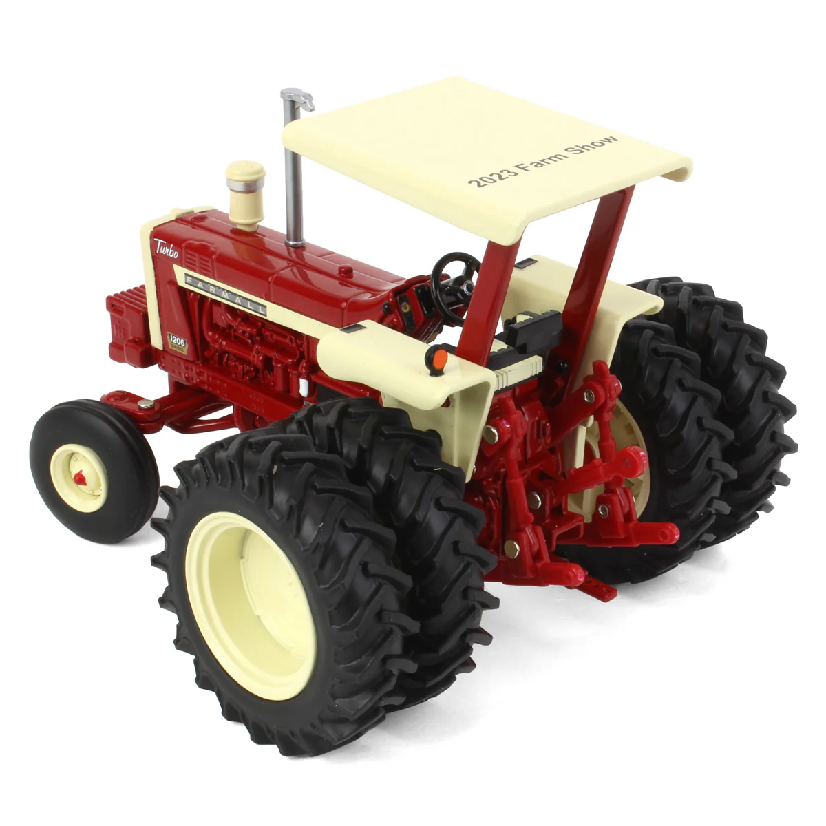 1/32 Farmall 1206 Tractor with ROPS, Rear Duals & 3-Point Hitch by ERTL, 2023 Farm Show - Image 4