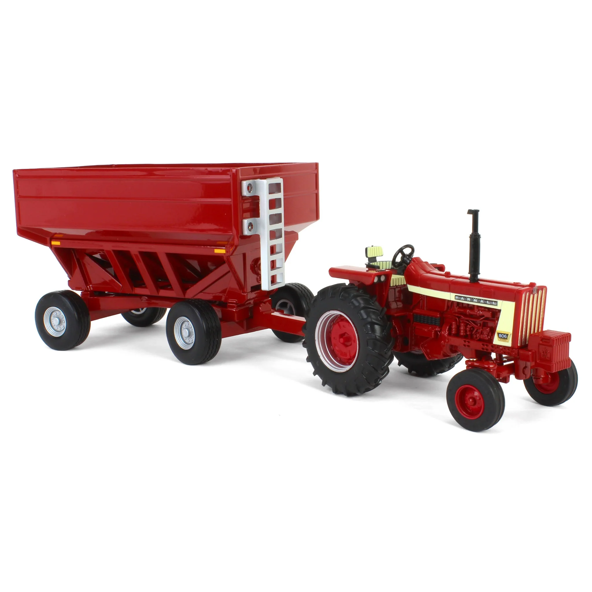 1/32 Farmall 806 Tractor with Gravity Wagon by ERTL - Image 2
