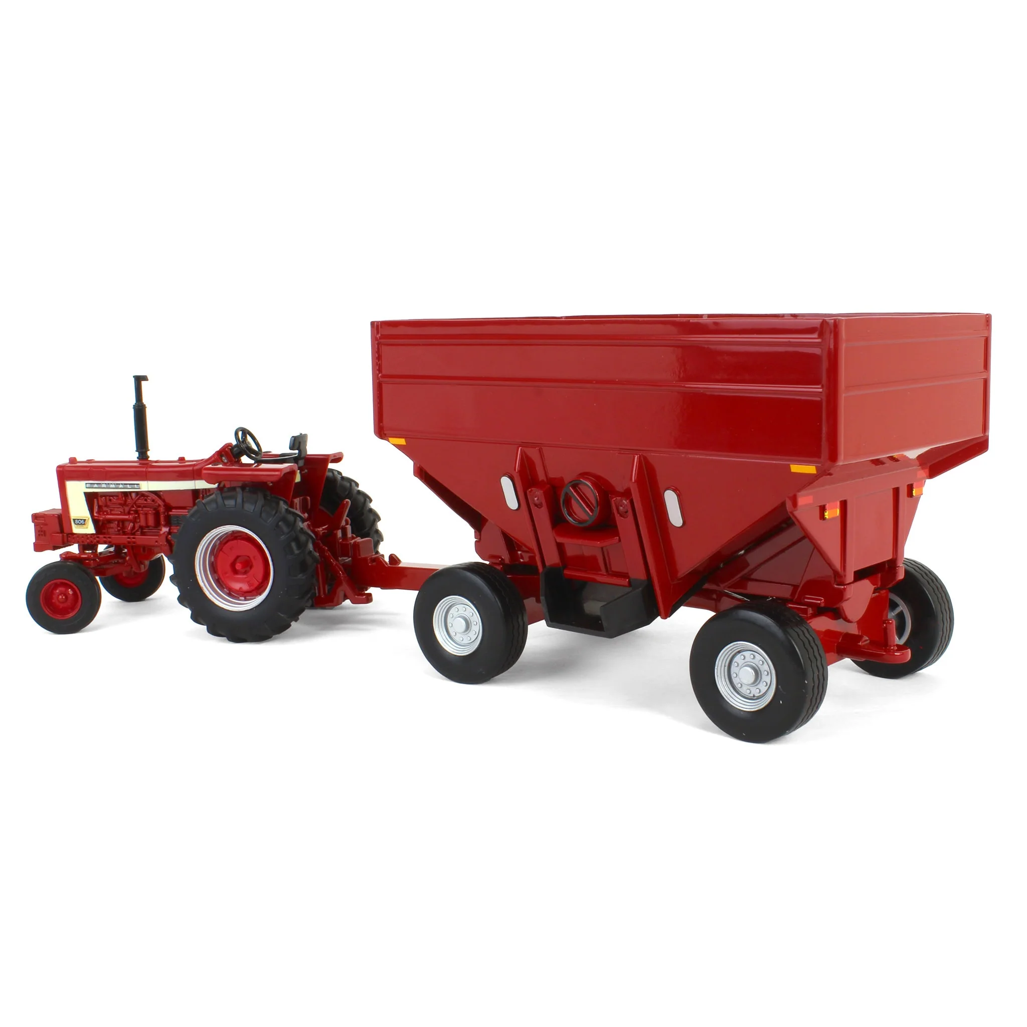 1/32 Farmall 806 Tractor with Gravity Wagon by ERTL - Image 4