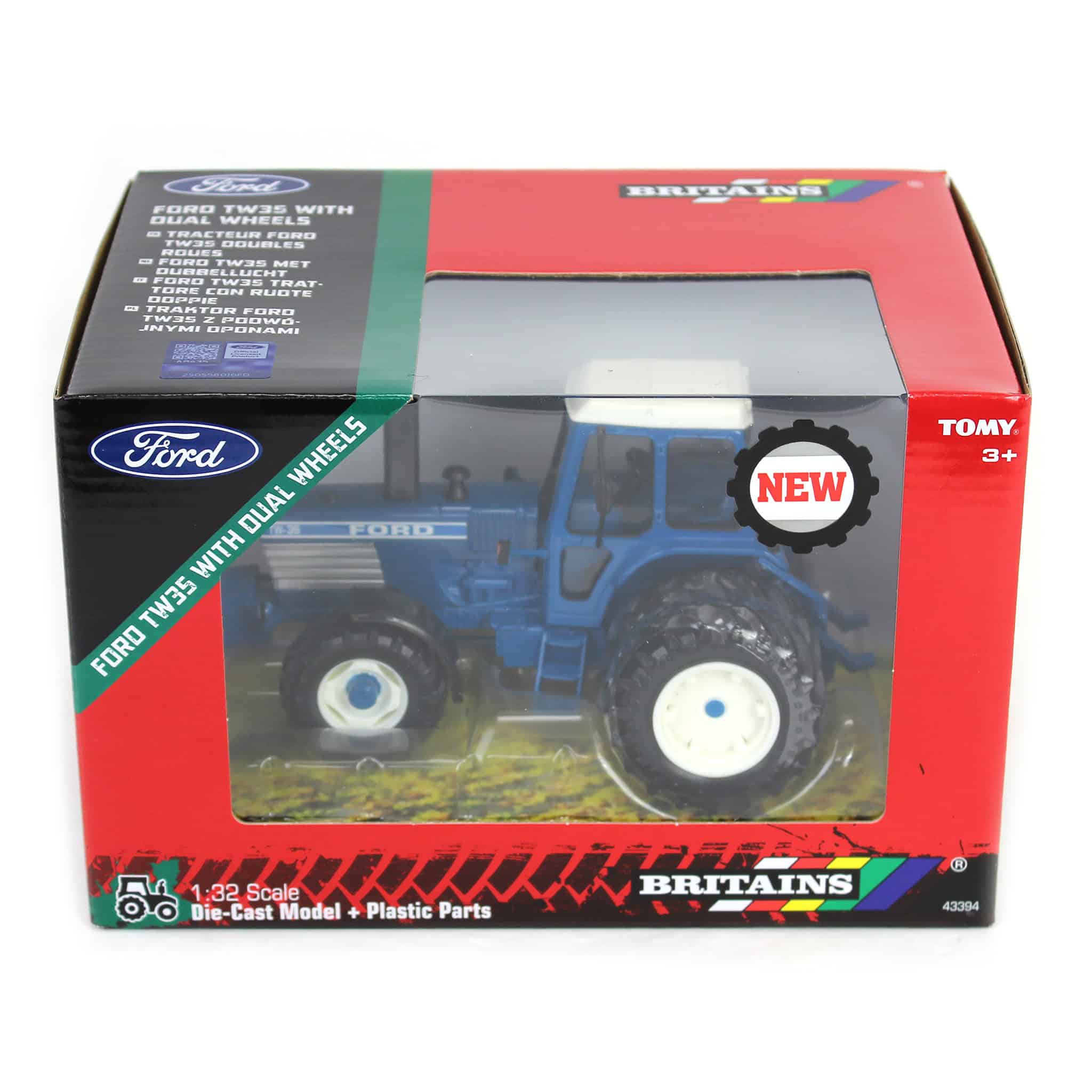 1/32 Ford TW-35 Tractor with Cab & Rear Duals by Britains - Image 6