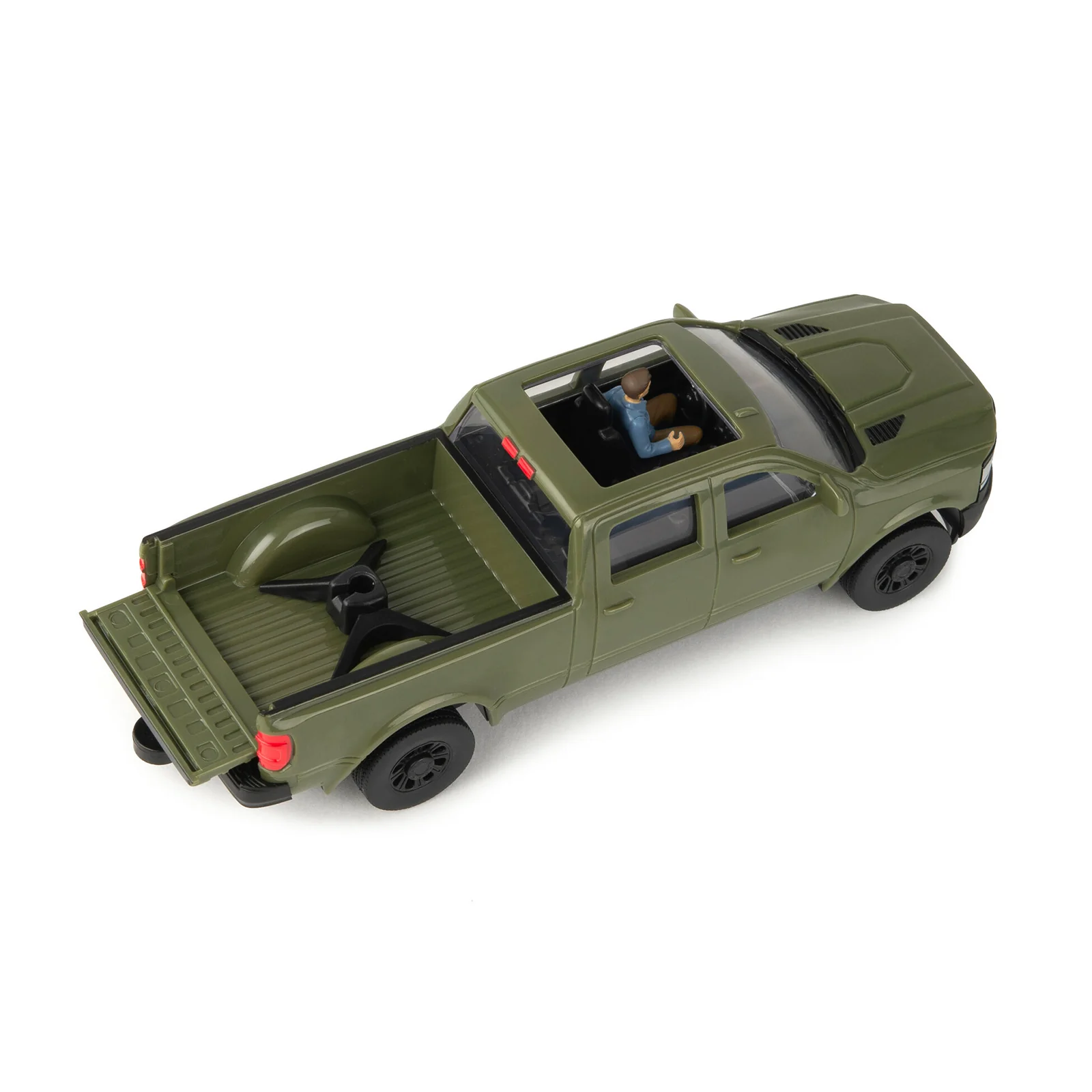 1/32 Green Pickup Truck 5-Piece Horse Trailer Set - Image 3