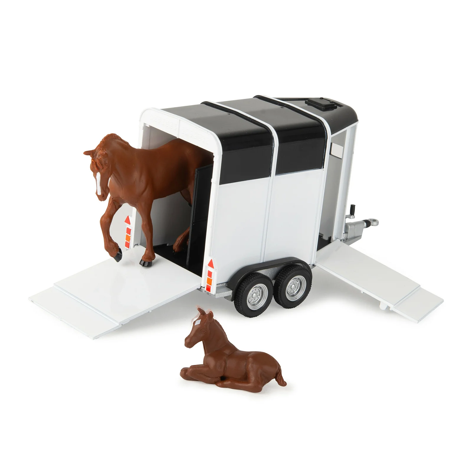 1/32 Green Pickup Truck 5-Piece Horse Trailer Set - Image 4