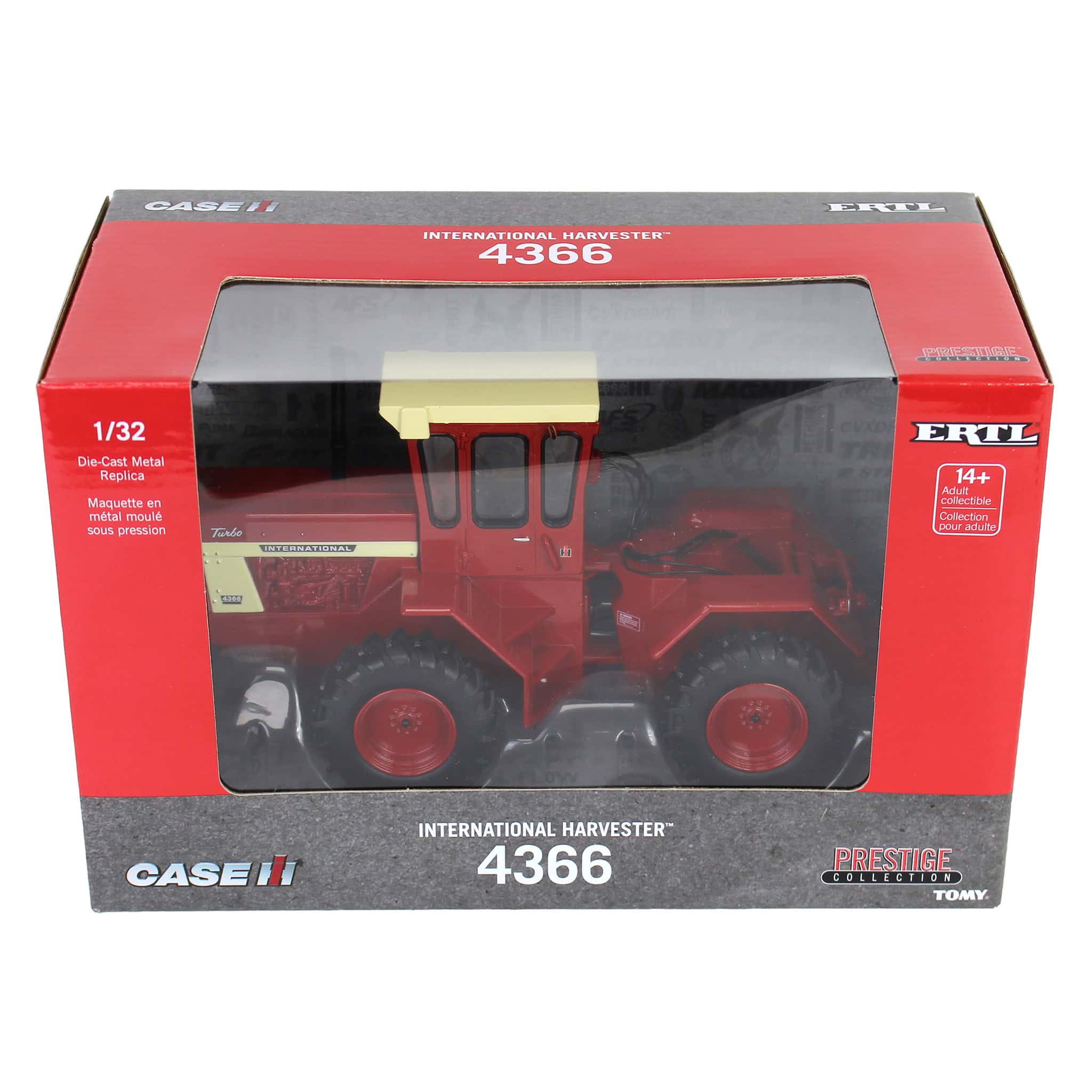 1/32 International 4366 4WD Tractor with Red Cab, ERTL Prestige Collection - Image 5