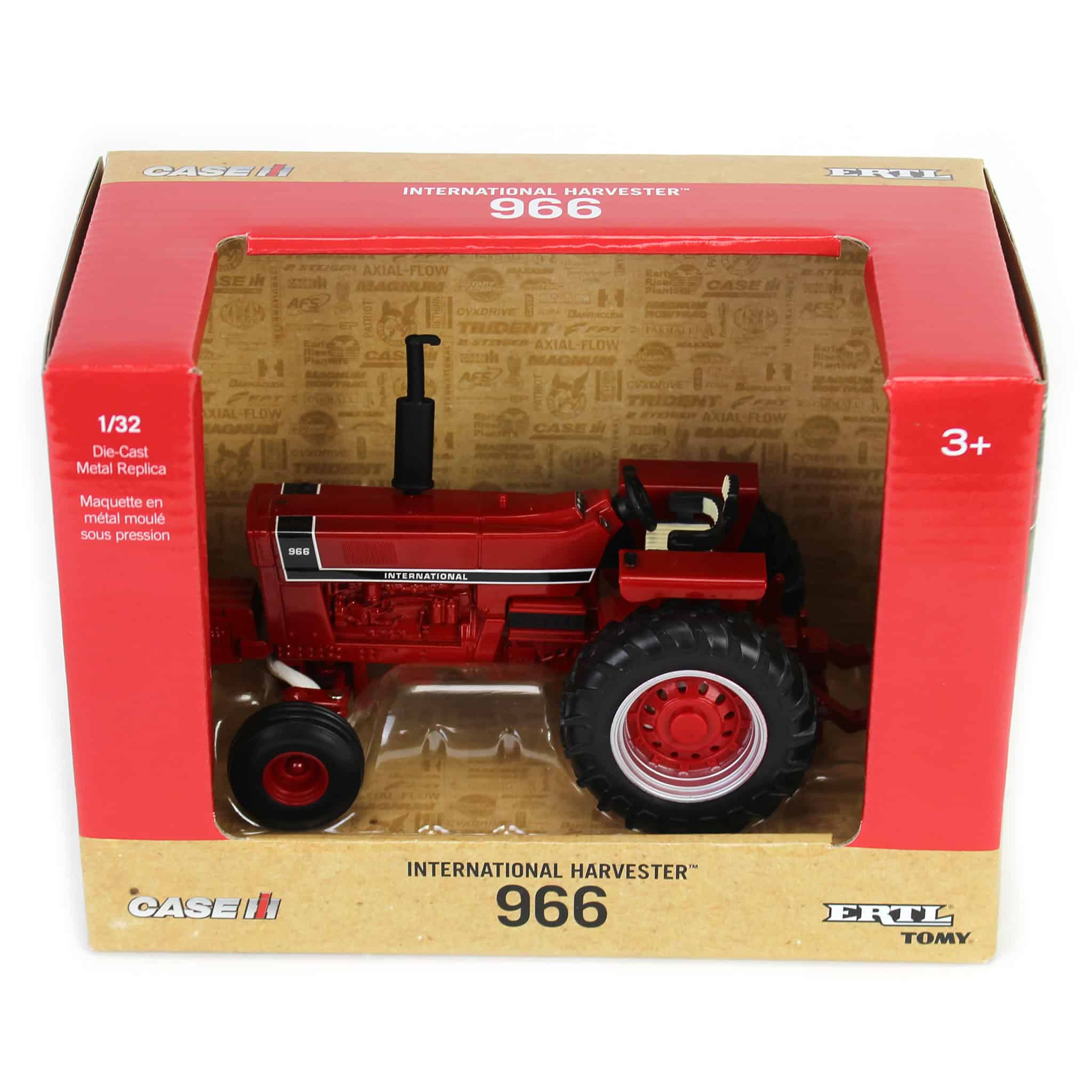 1/32 International 966 Black Stripe Tractor by ERTL - Image 6