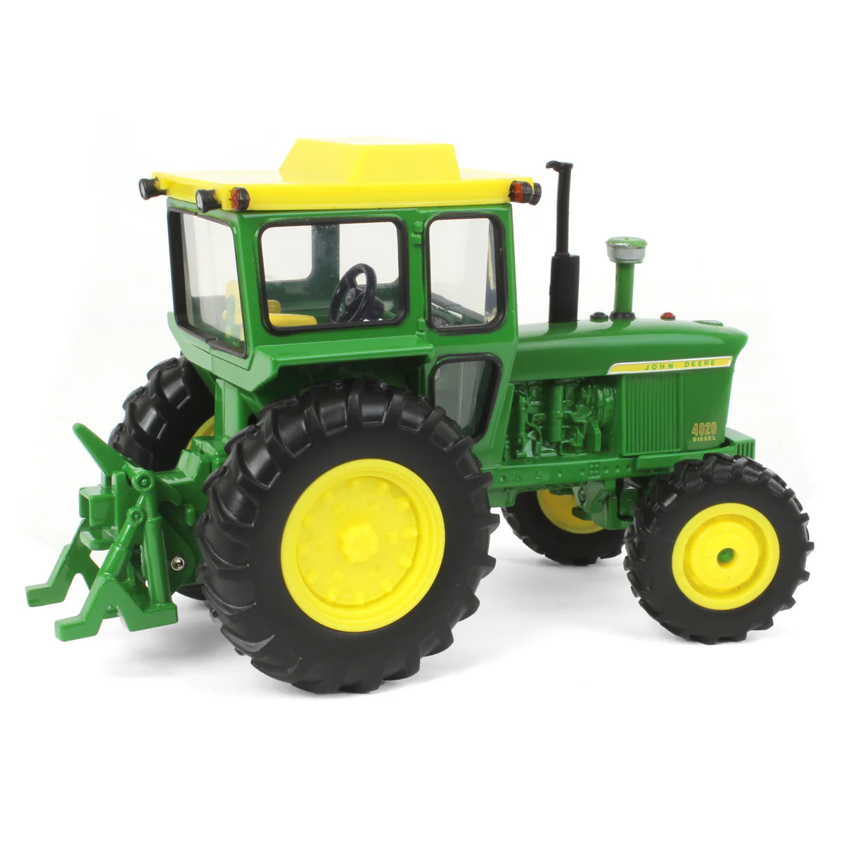 1/32 John Deere 4020 Tractor with Cab & FWA, ERTL Replica Play - Image 3