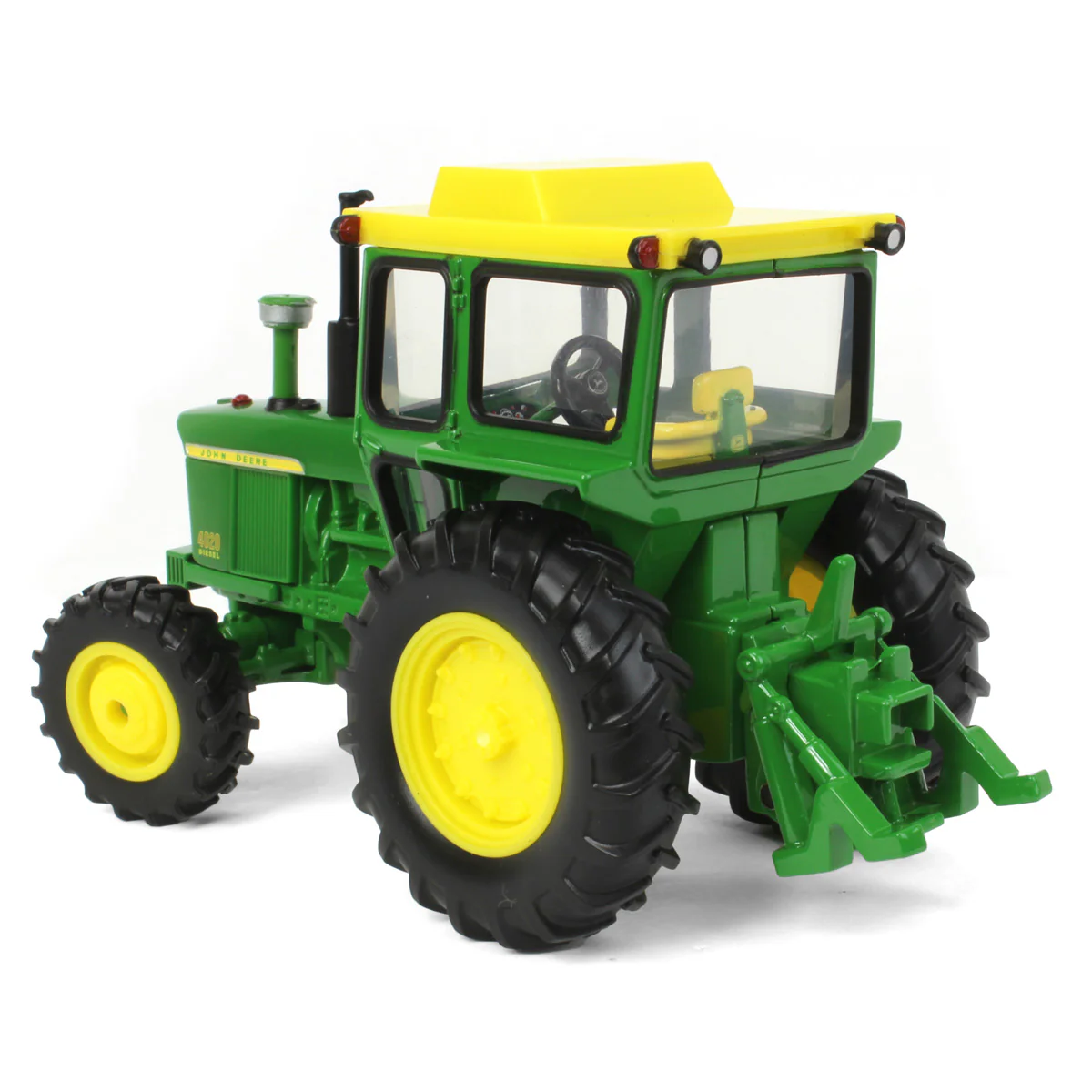 1/32 John Deere 4020 Tractor with Cab & FWA, ERTL Replica Play - Image 4
