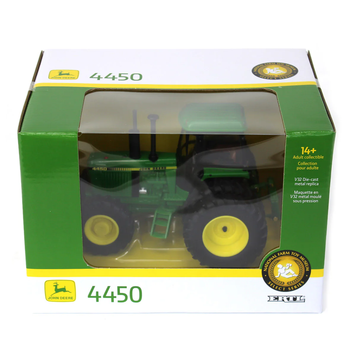 1/32 John Deere 4450 MFWD with Rear Duals, 2023 National Farm Toy Museum Select Series - Image 5