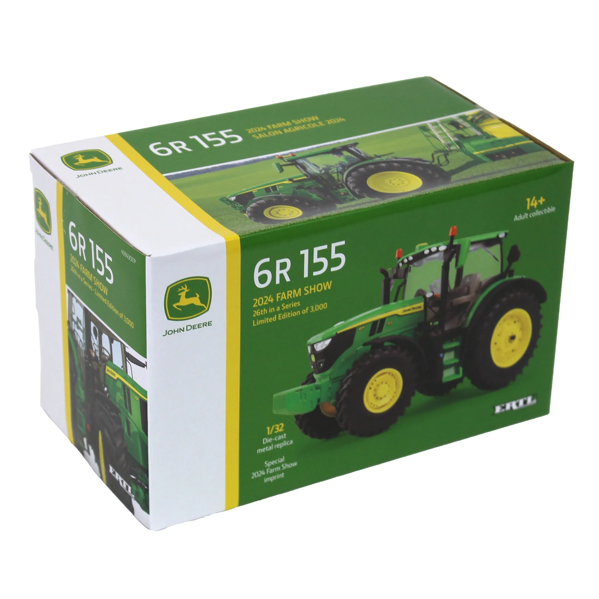 1/32 John Deere 6R 155 Tractor, 2024 Farm Show - Image 6