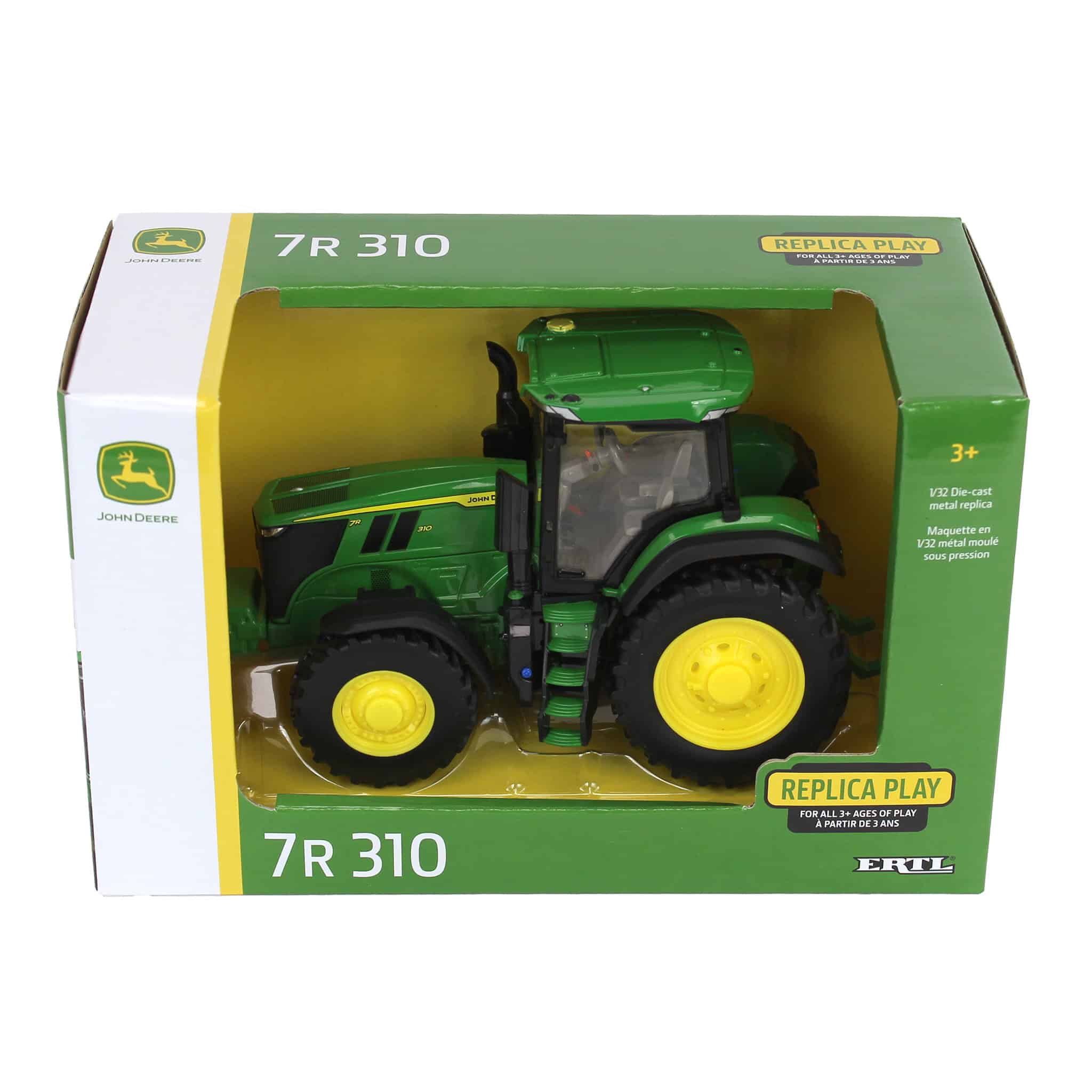 1/32 John Deere 7R 310 Tractor, ERTL Replica Play - Image 5