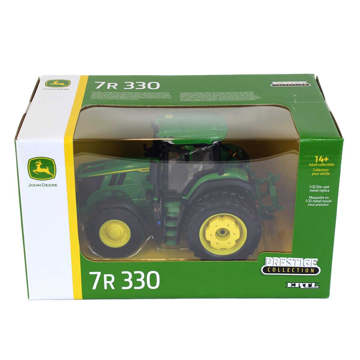 1/32 John Deere 7R 330 Row Crop Tractor with Rear Duals, ERTL Prestige Collection - Image 5