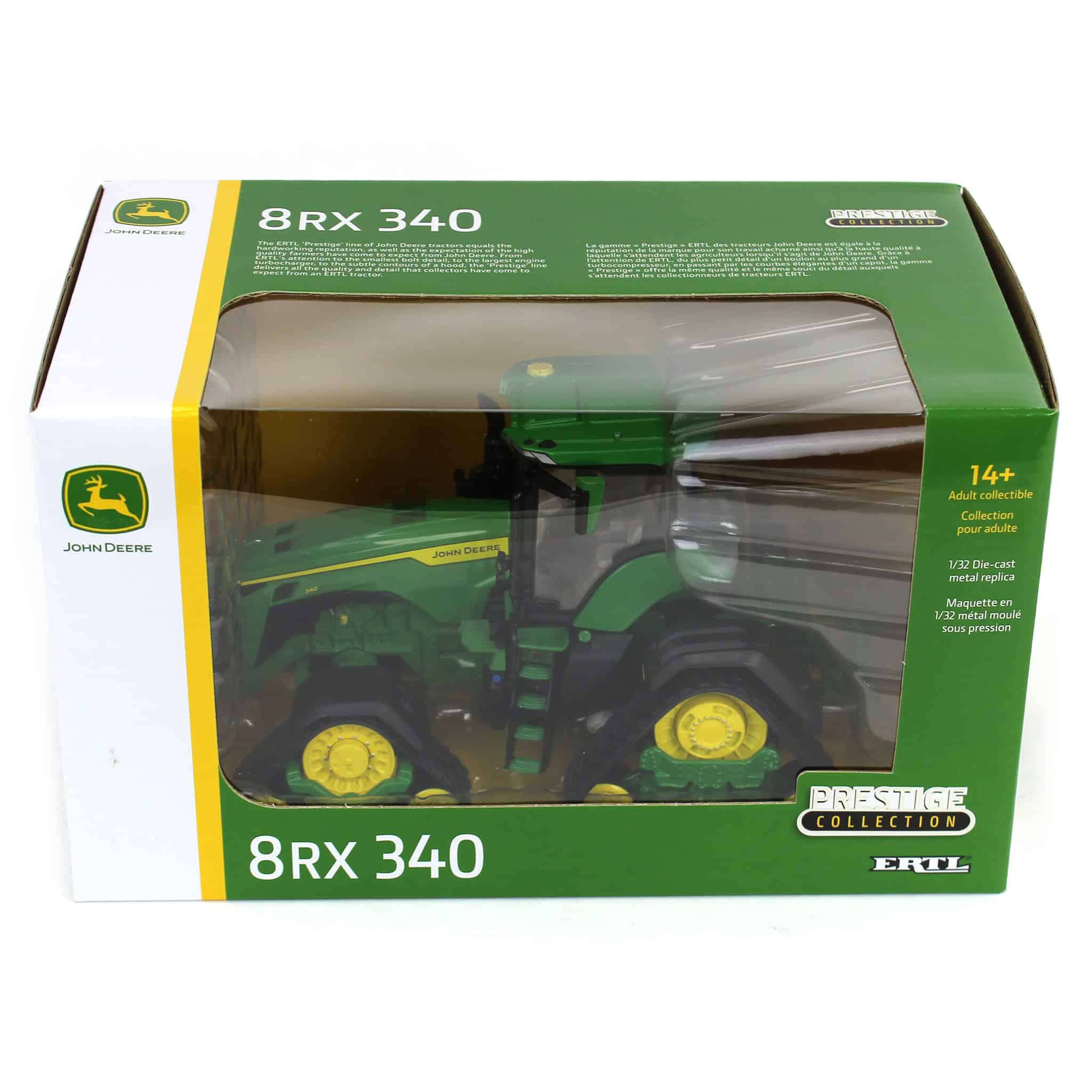 1/32 John Deere 8RX 340 Tractor with Tracks, ERTL Prestige Collection - Image 6