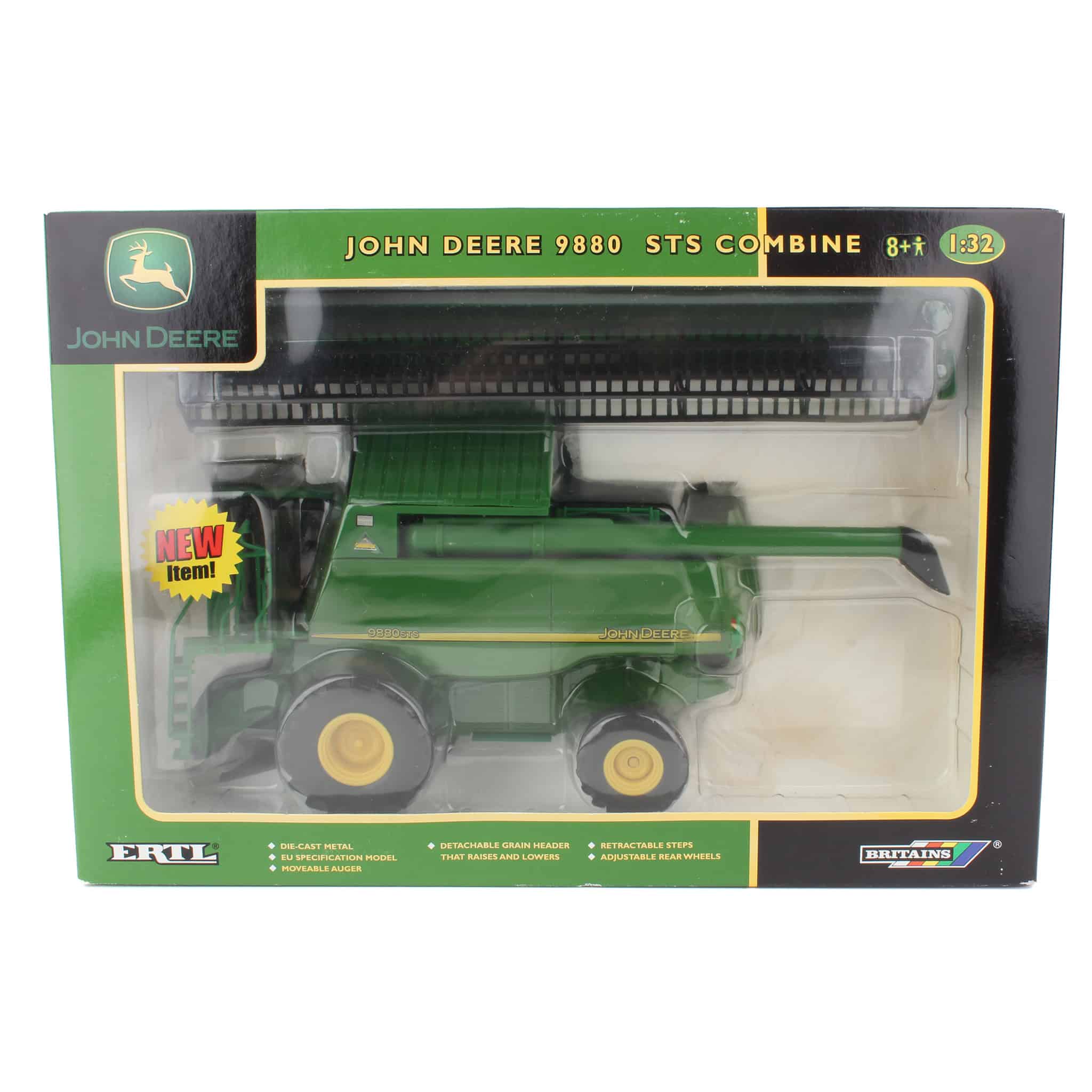 1/32 John Deere 9880 STS Combine with Grain Header by Britains - Image 2