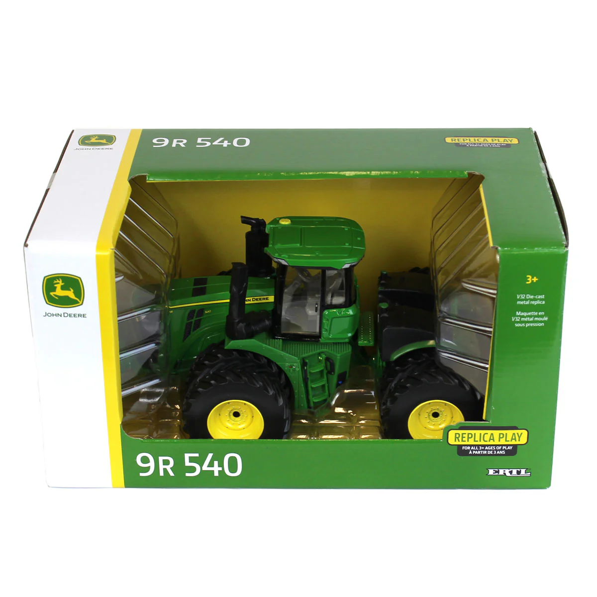 1/32 John Deere 9R 540 Tractor with Front Duals & Rear Duals by ERTL - Image 5